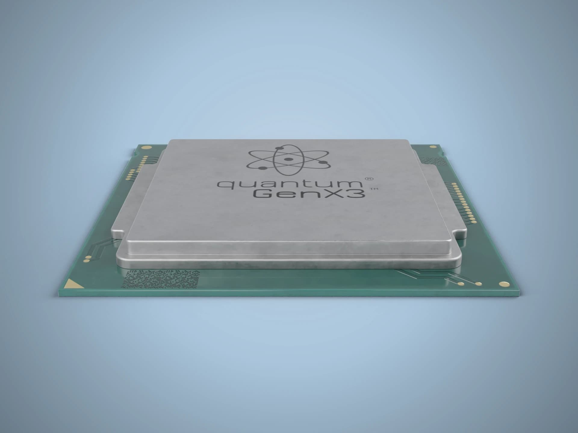Computer Processor CPU Chip 3D Model