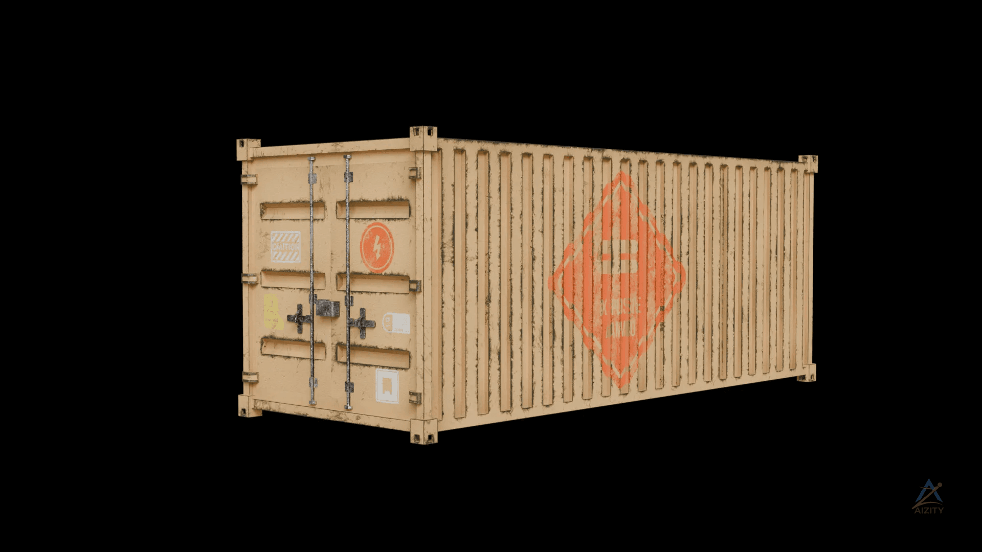 Shipping Container – 4K PBR 3D Model