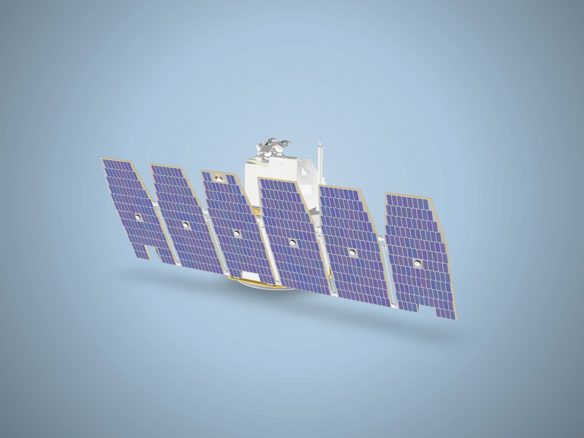 AIM Polar Mesospheric Cloud Satellite 3D Model