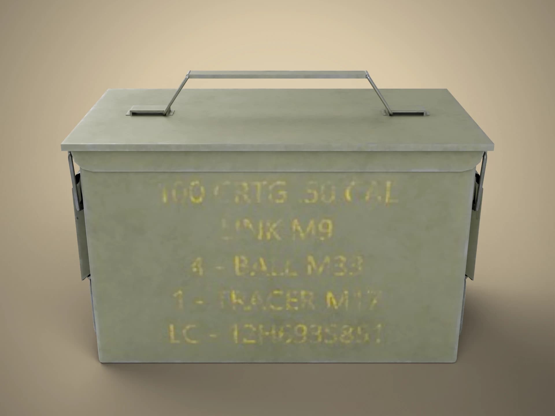 Military Ammo Can 3D Model