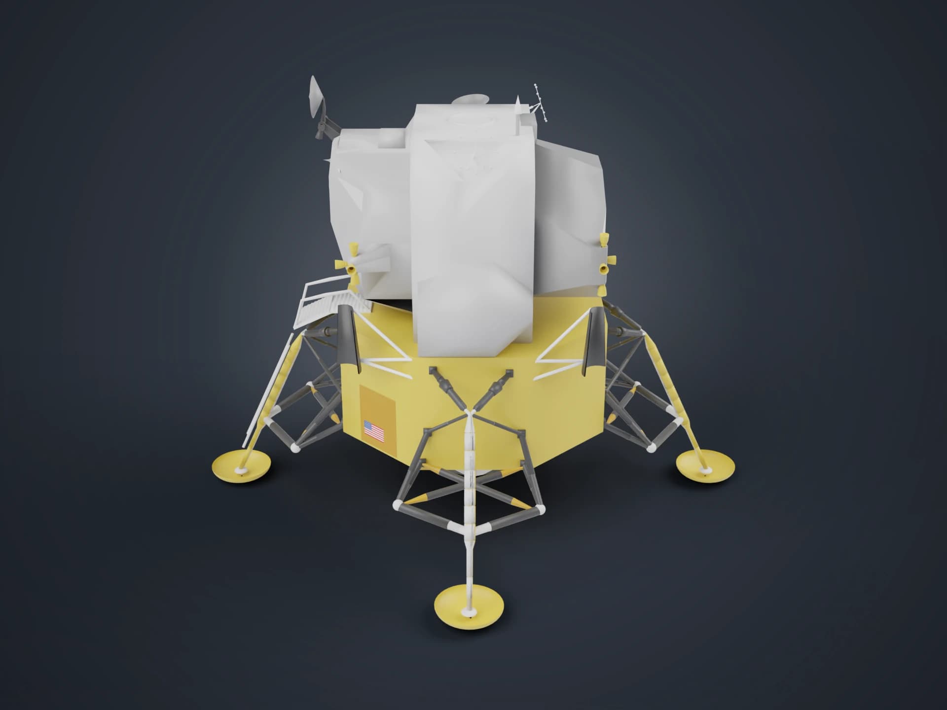 Apollo Lunar Module 3D Model