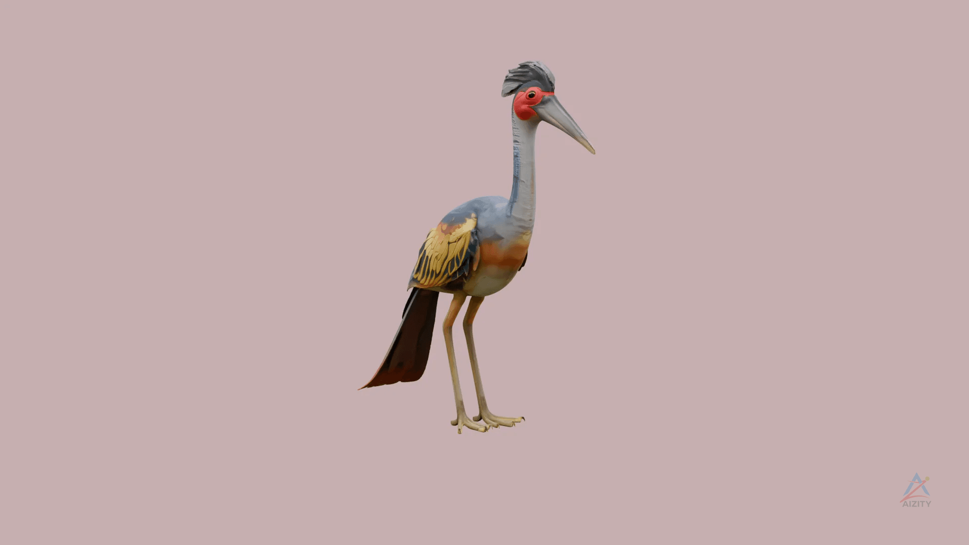 Bird of Paradise 3D model
