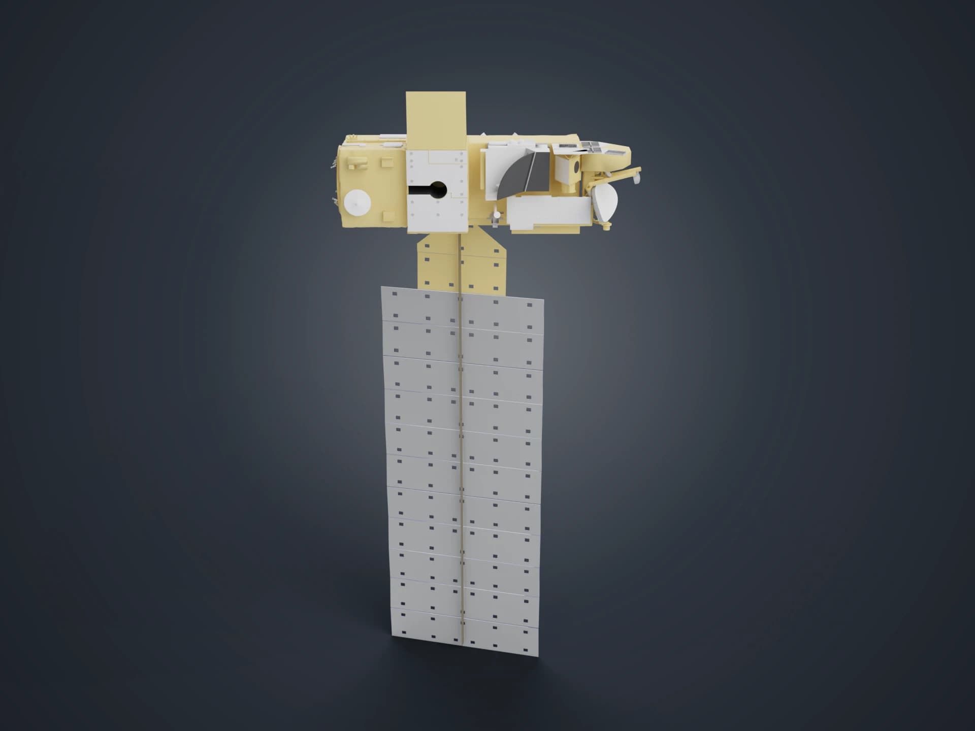 Aura Atmospheric Chemistry Satellite High-Poly 3D Model