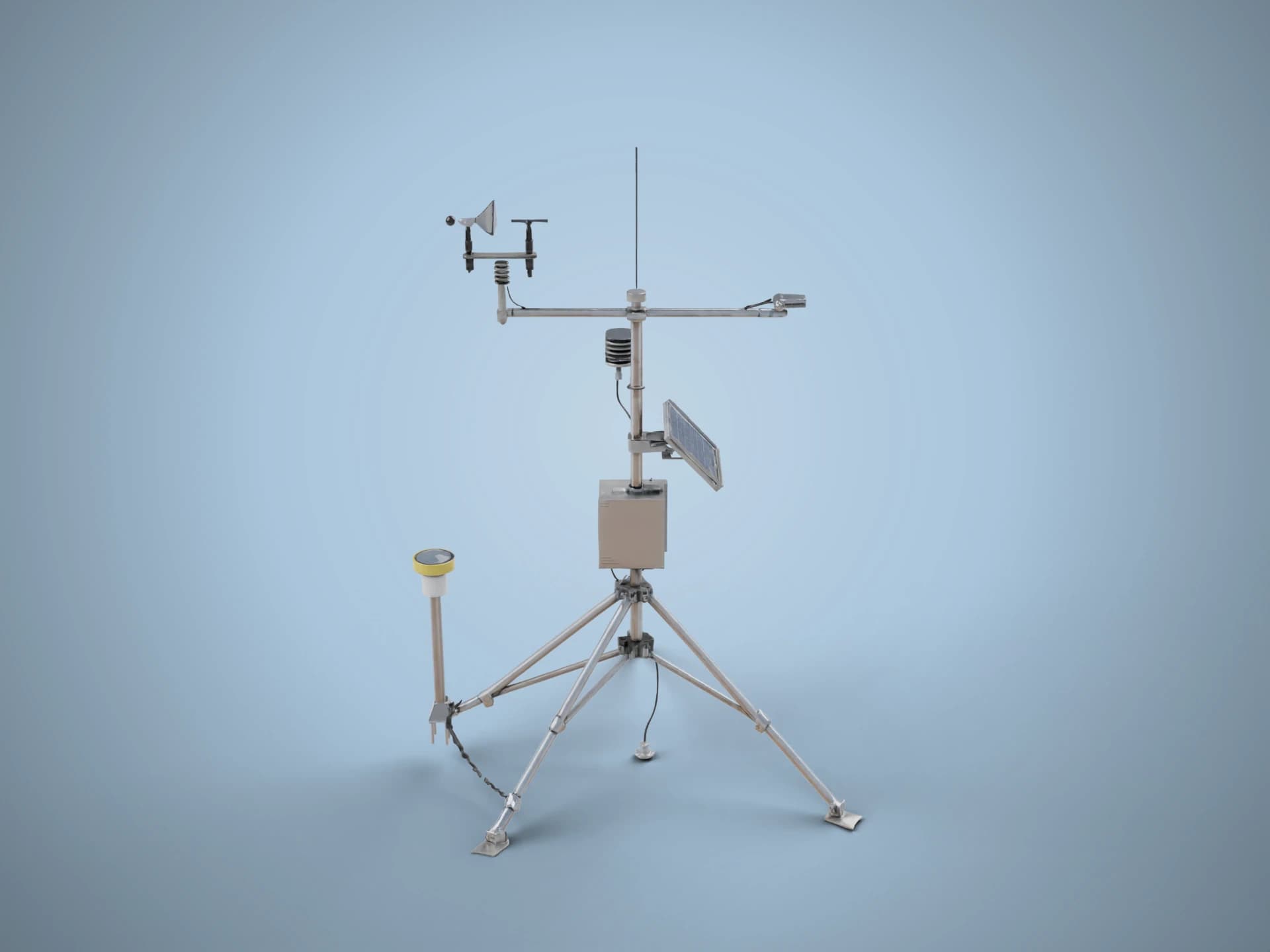 Automatic Weather Station 3D Model