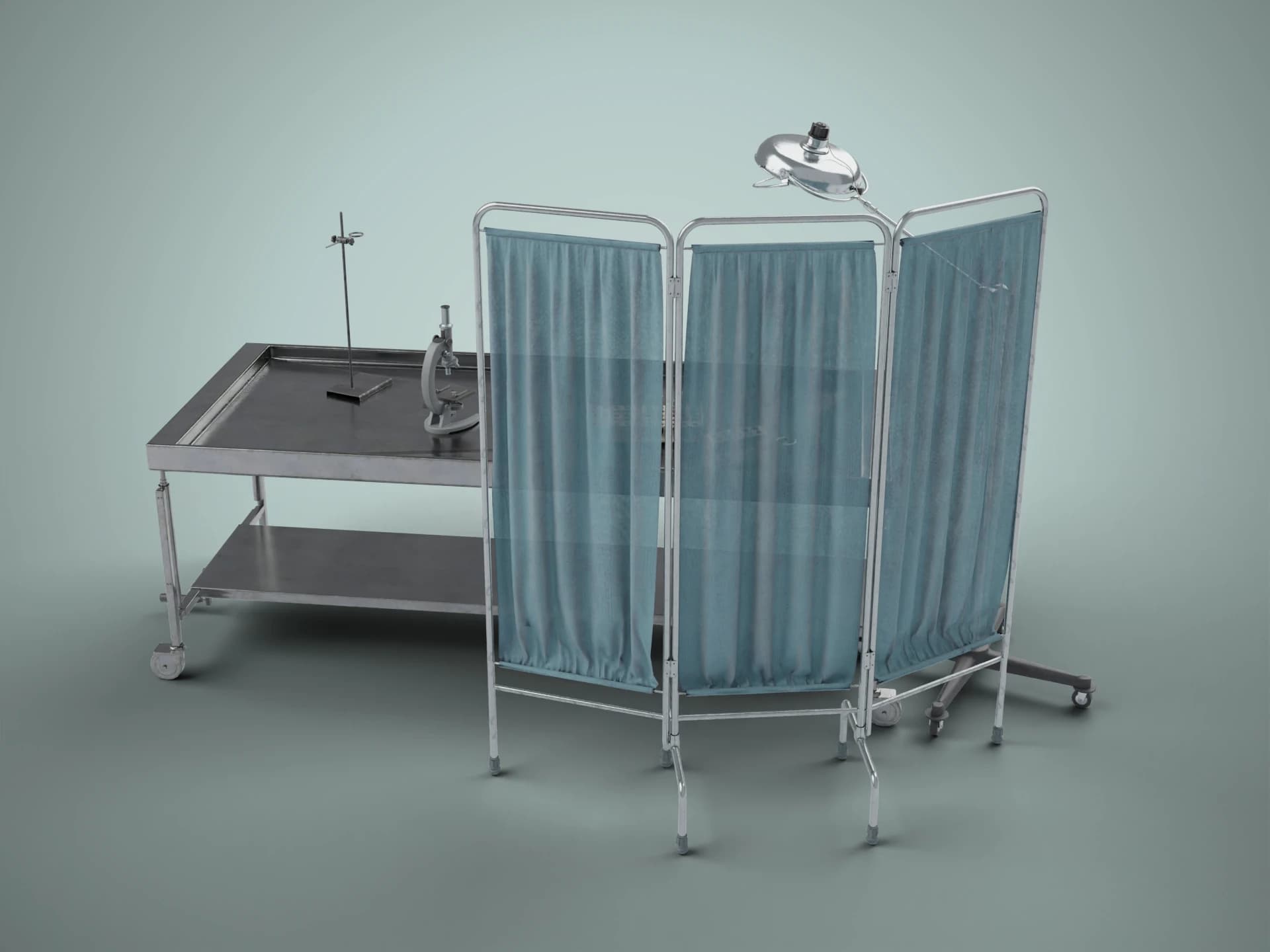 Autopsy Lab Equipment Set 3D Model