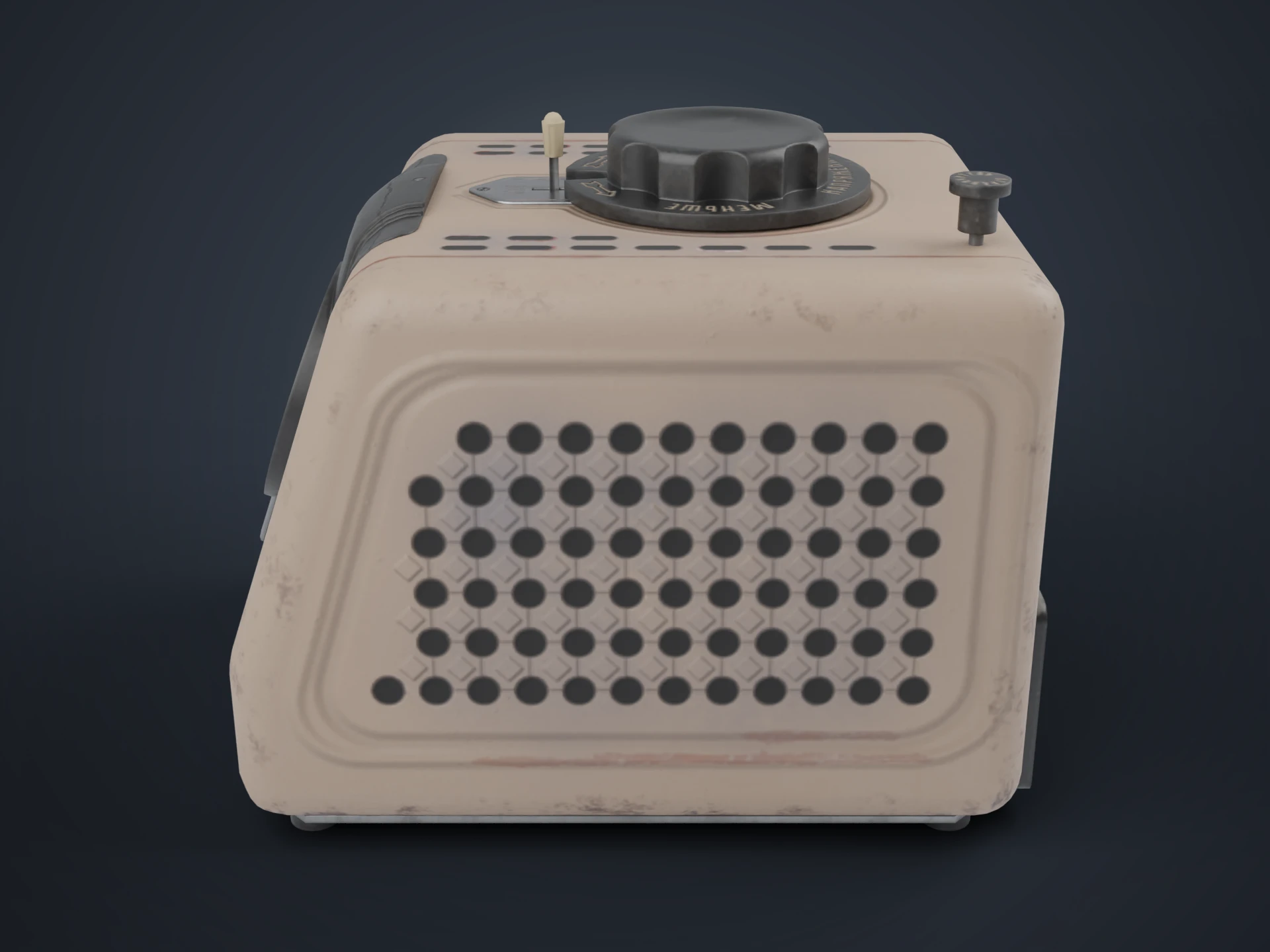 Soviet Autotransformer Voltage Regulator 3D Model