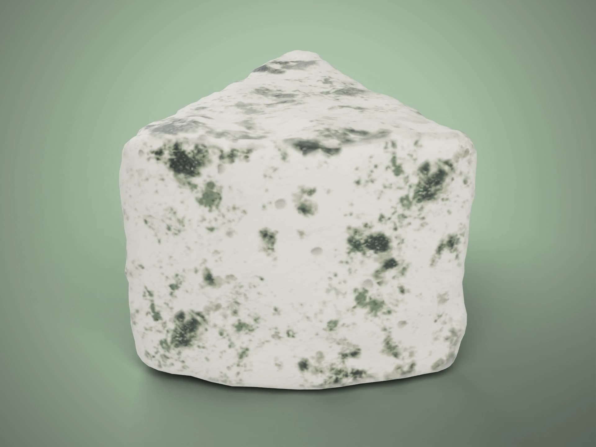 Blue Cheese Wedge 3D Model
