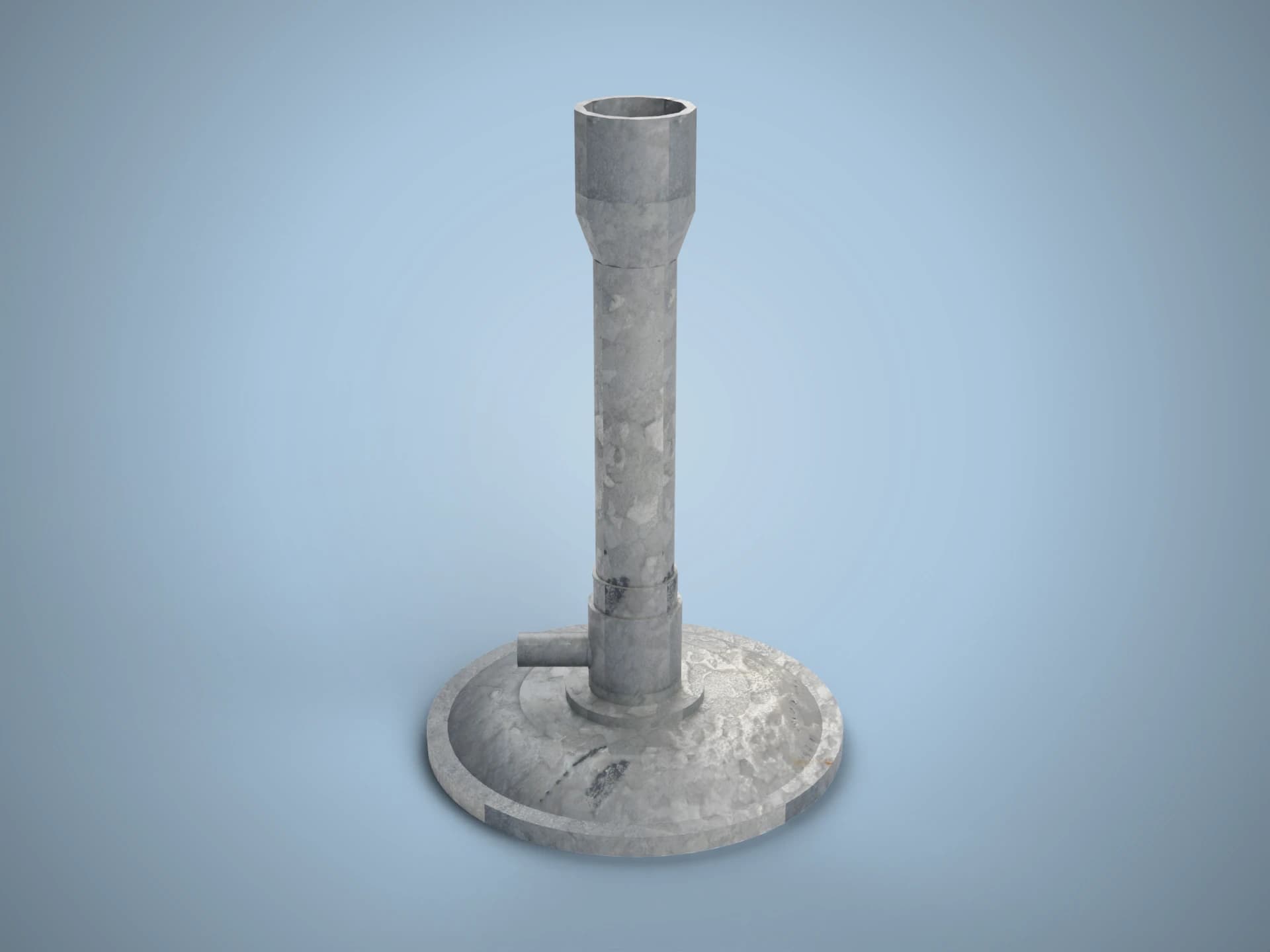 Laboratory Bunsen Burner 3D Model