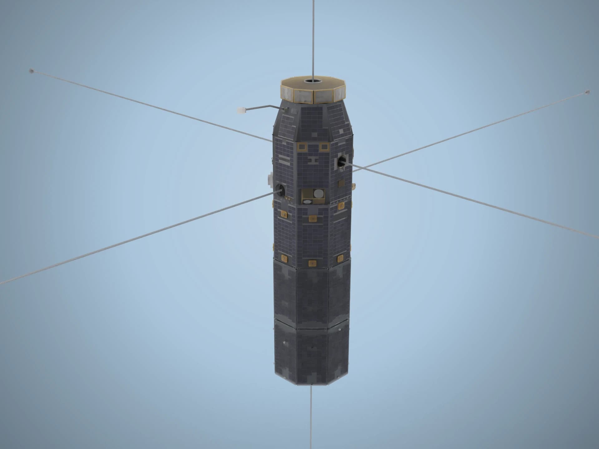 C/NOFS Ionosphere Forecast Satellite 3D Model