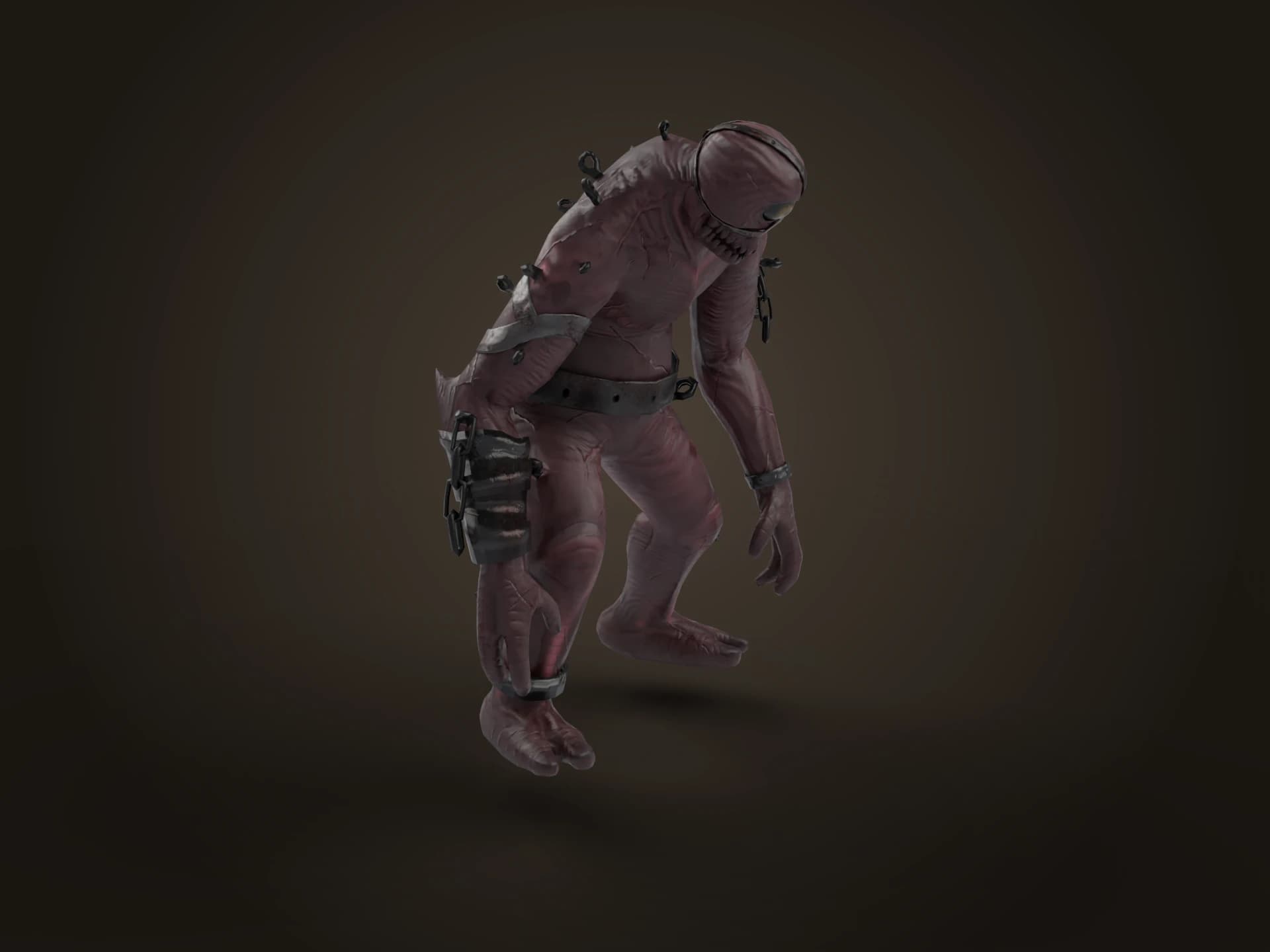Rigged Cyclops Brute Monster 3D Model