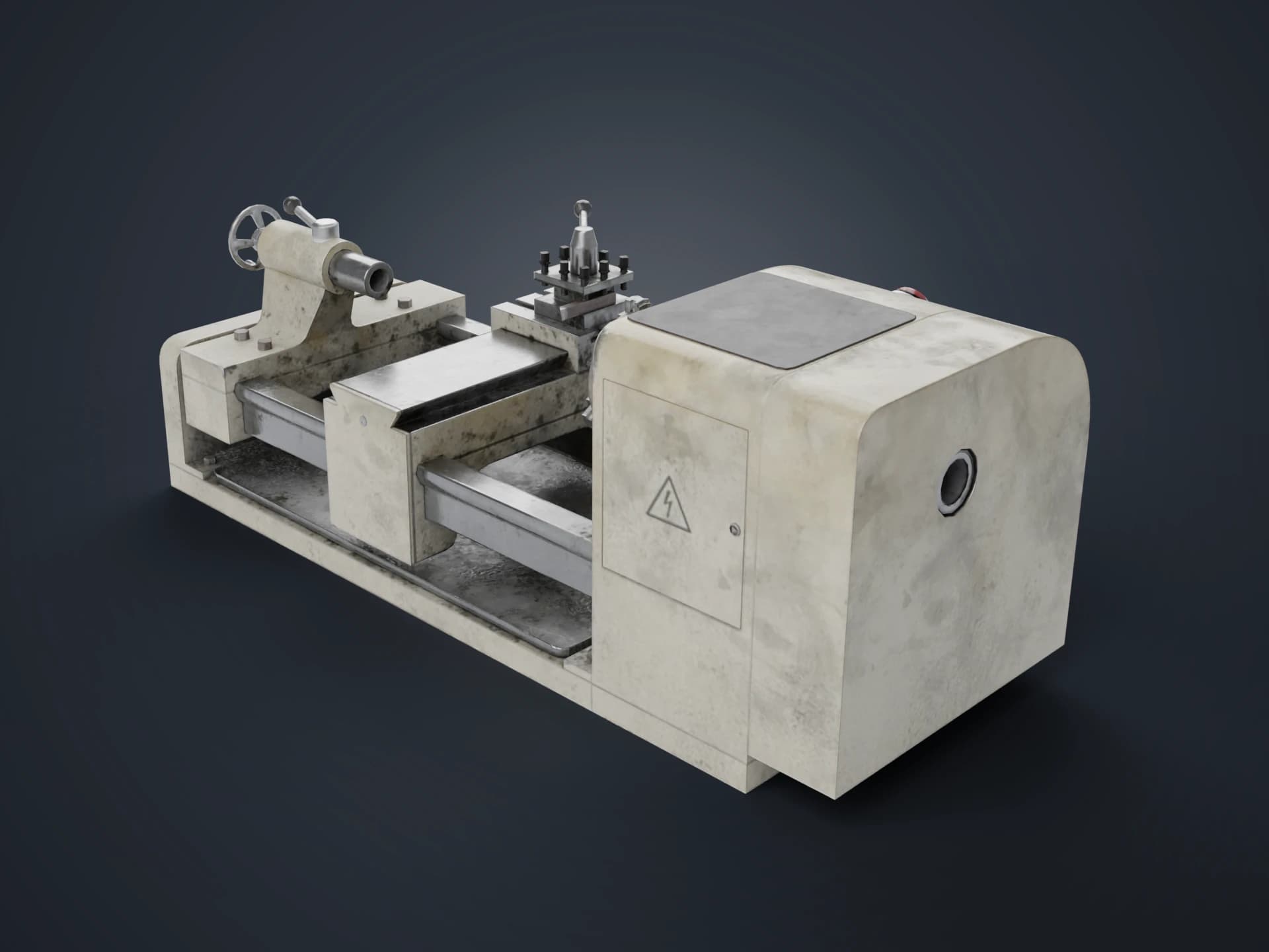 Benchtop Metal Lathe 3D Model