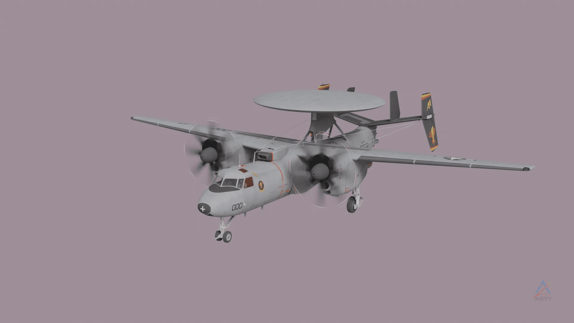 E-2D Advanced Hawkeye – 3D Model
