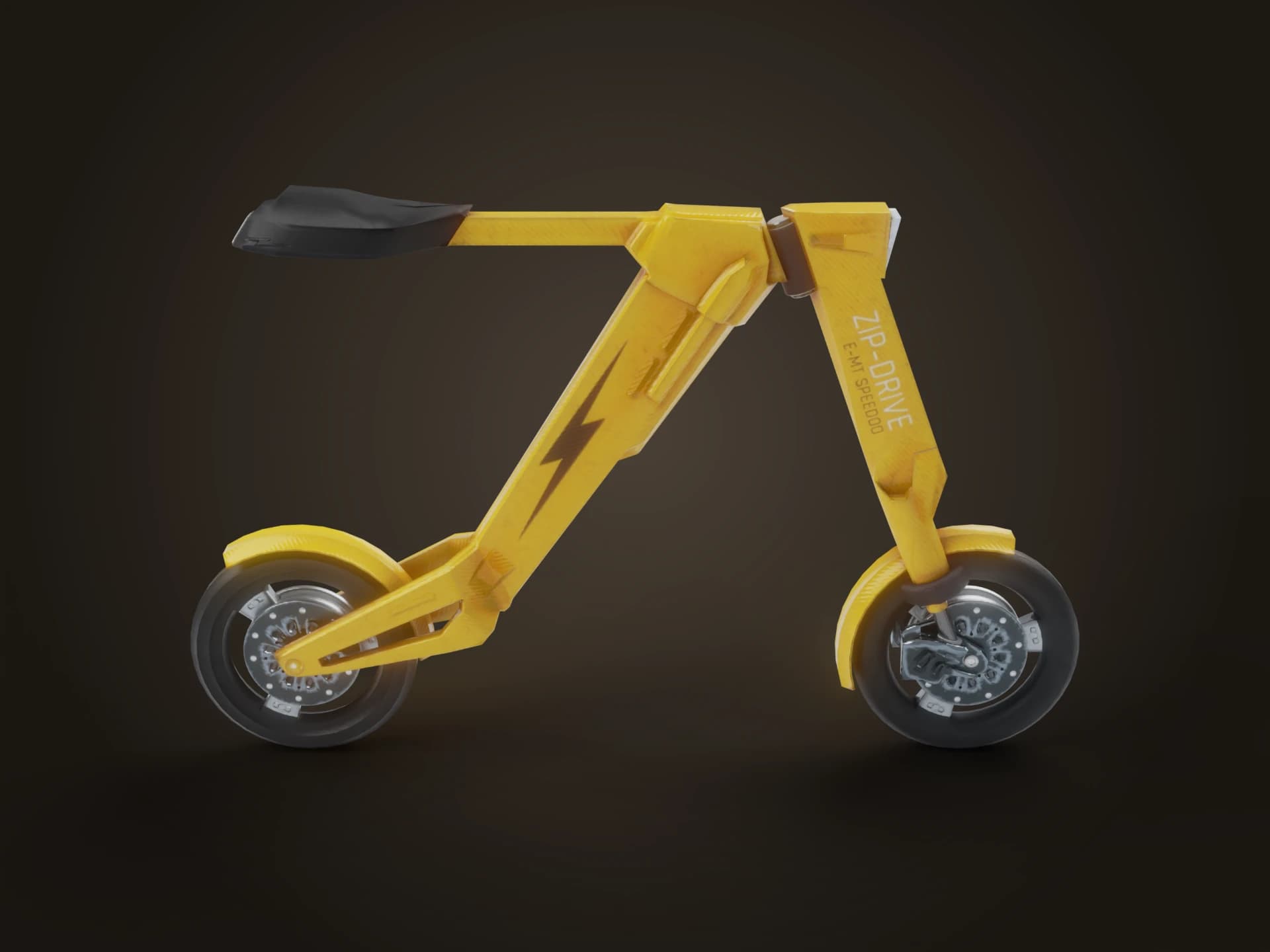 Folding E-Bike Concept 3D Model