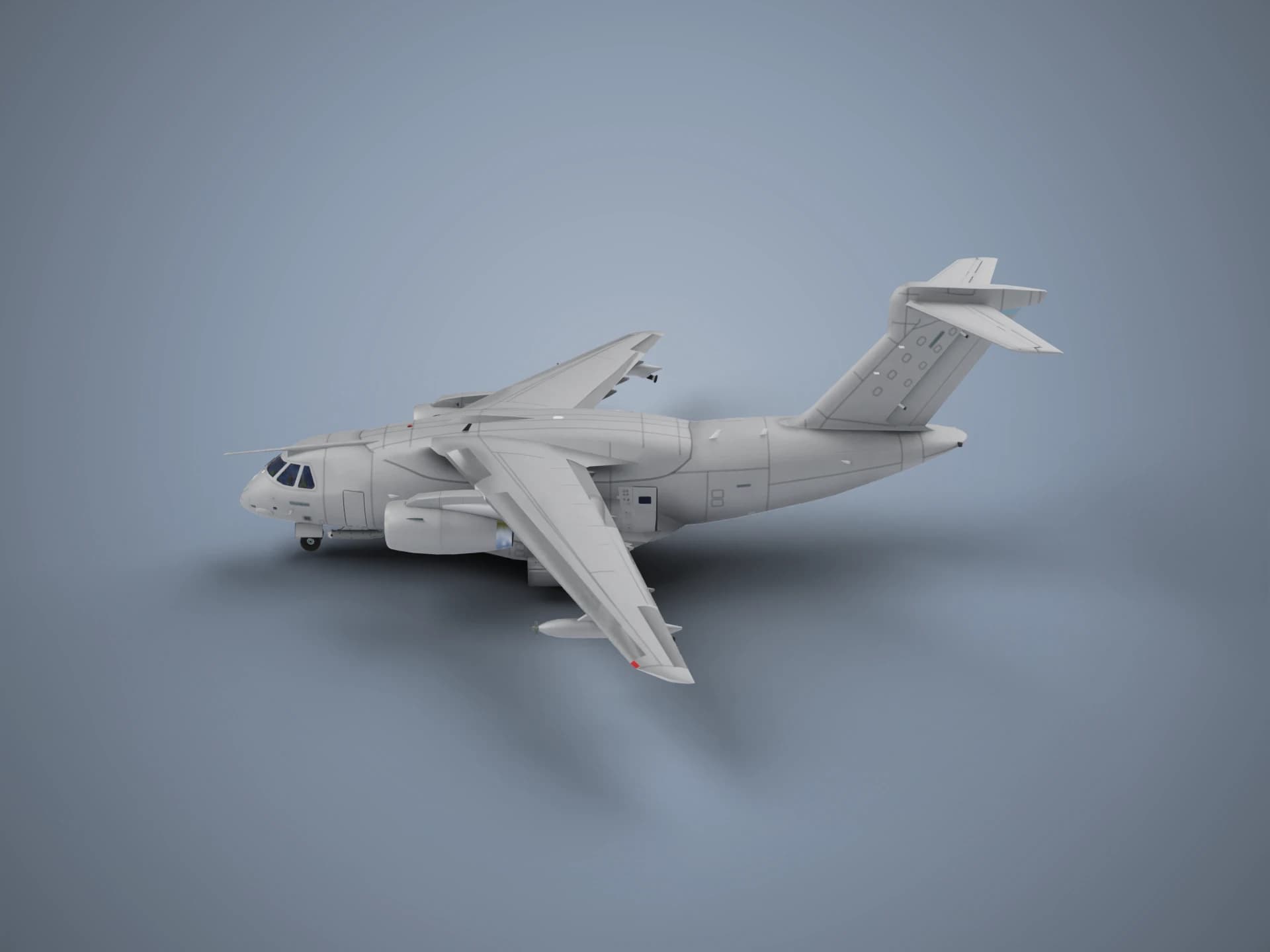KC-390 Military Transport Aircraft 3D Model