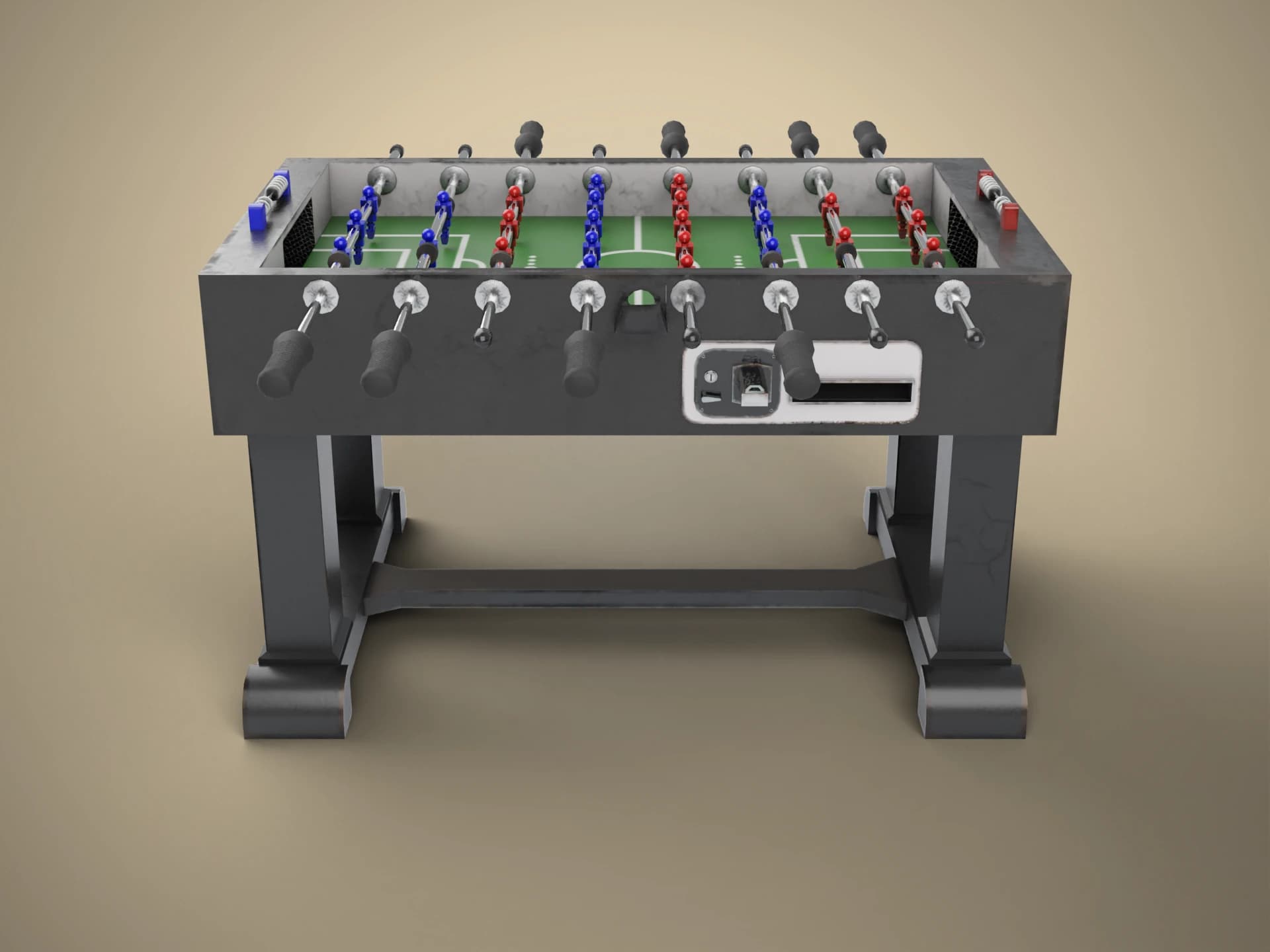 Foosball Table 3D Model