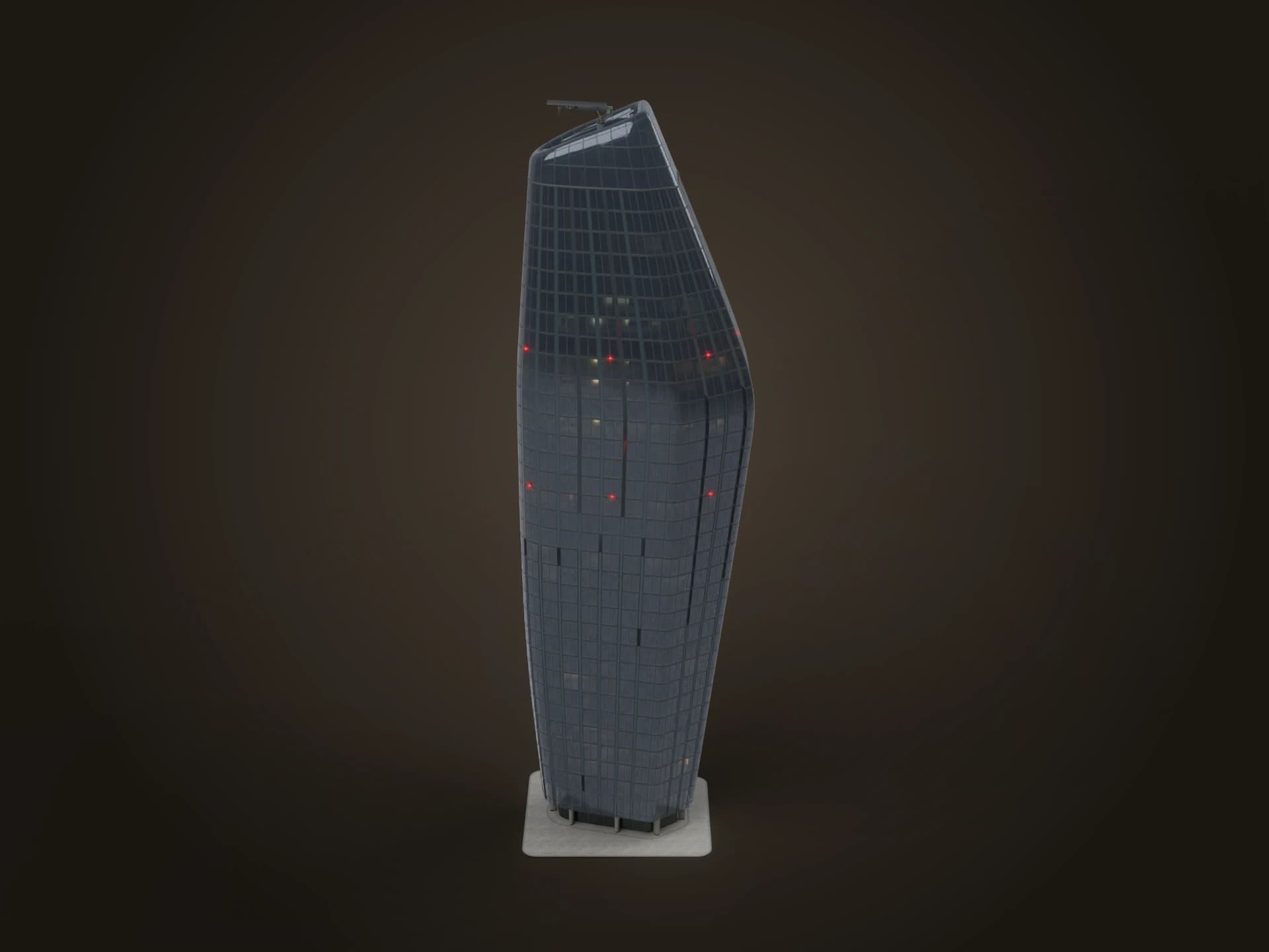 One Blackfriars London Skyscraper 3D Model