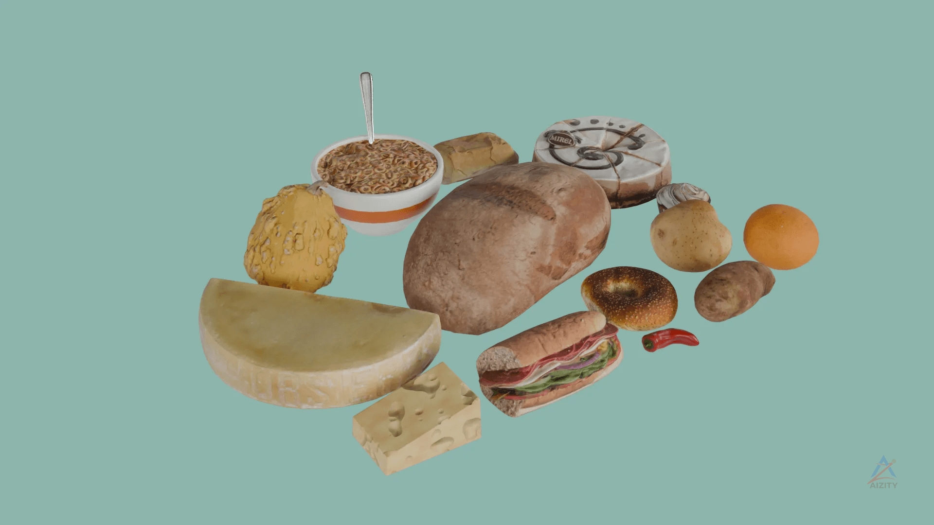 Game Ready Food Asset Pack – 3D Model