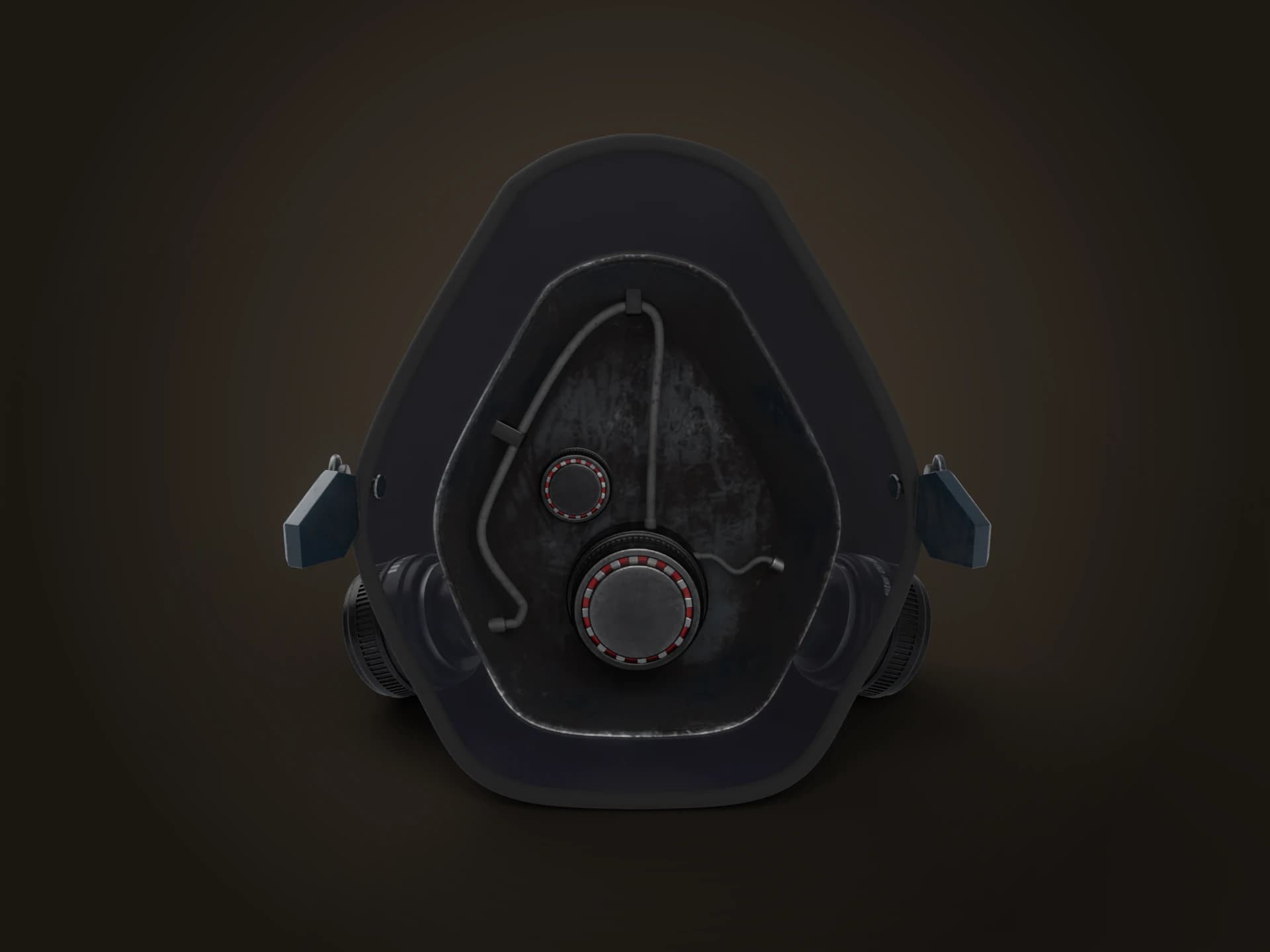 Full Face Gas Mask Respirator 3D Model