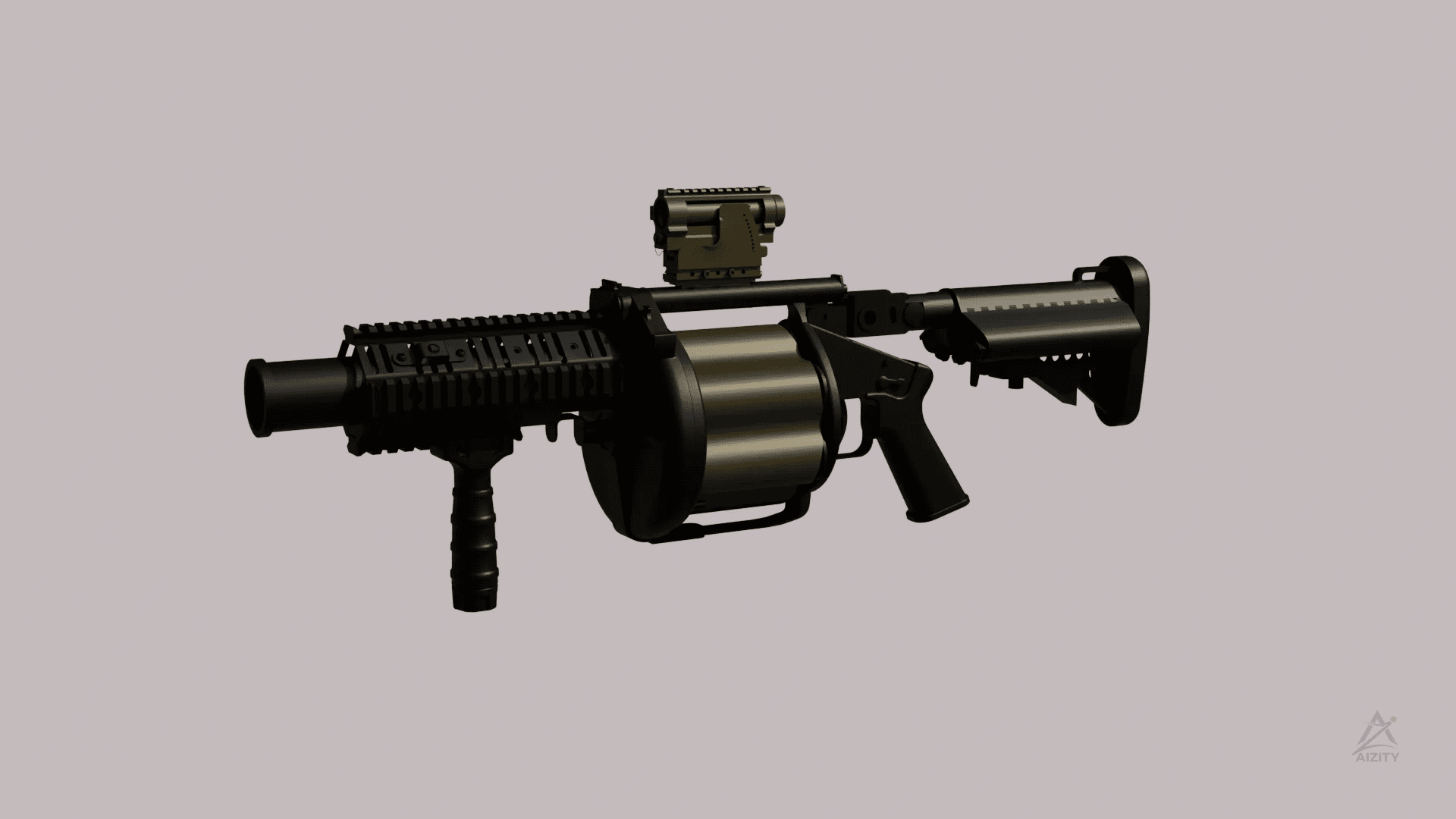 Grenade Launcher 3D Model