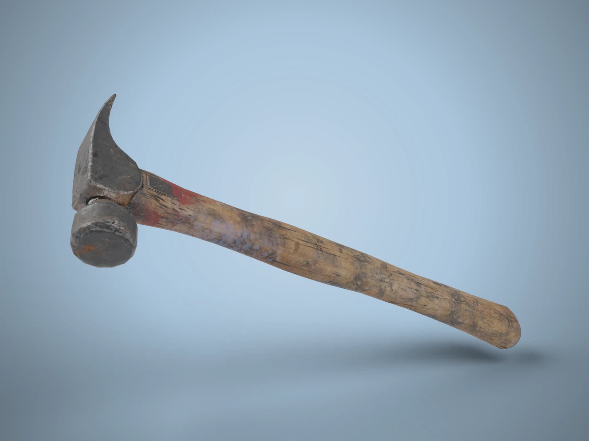 Old Rusty Claw Hammer 3D Model