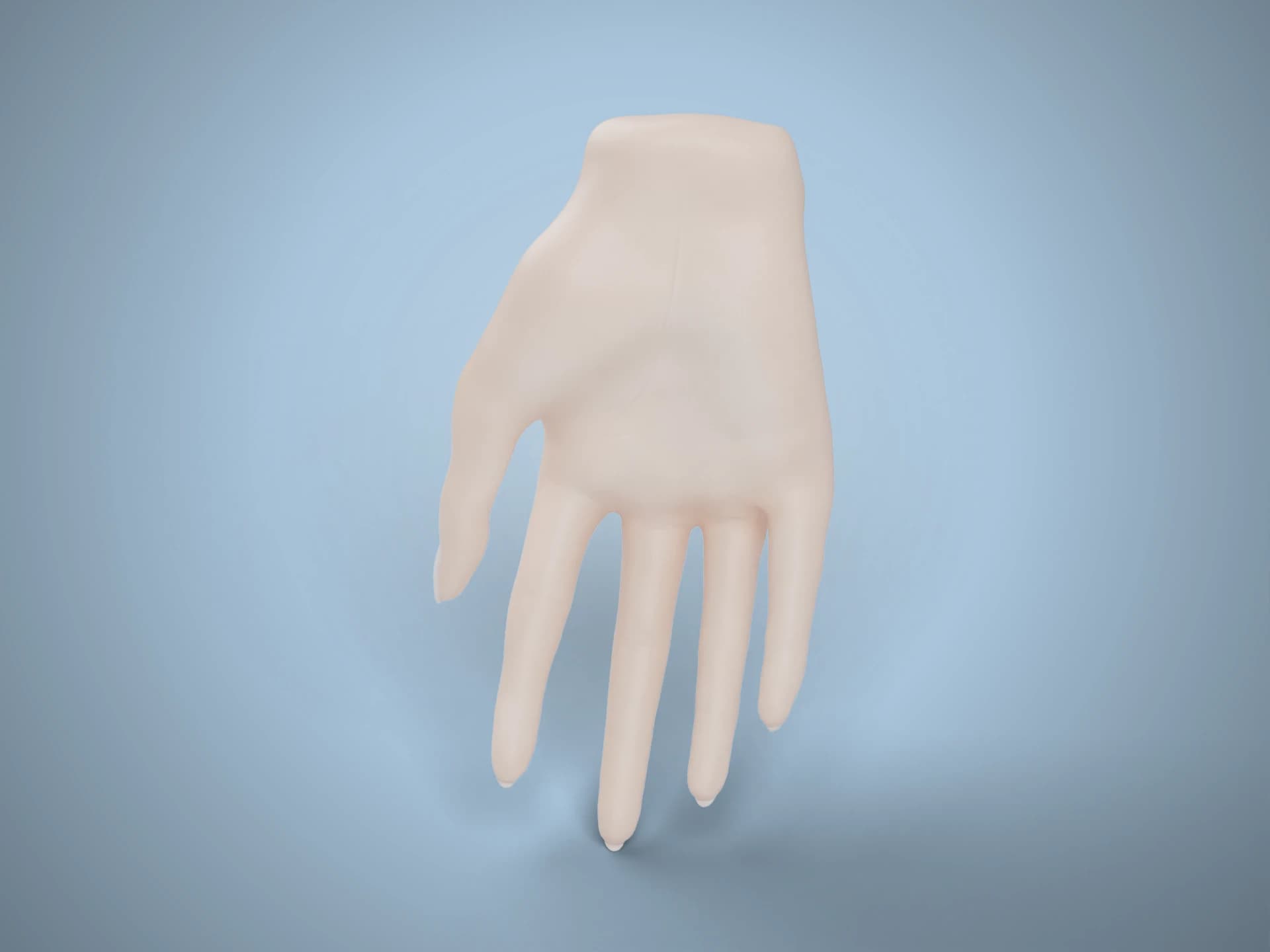 Human Hand Sculpt 3D Model