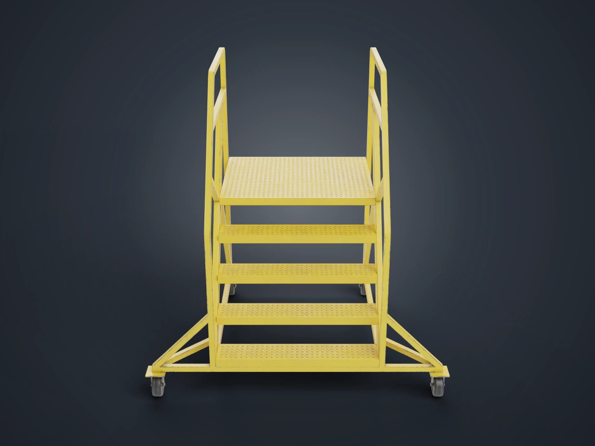 Aircraft Maintenance Access Stand 3D Model