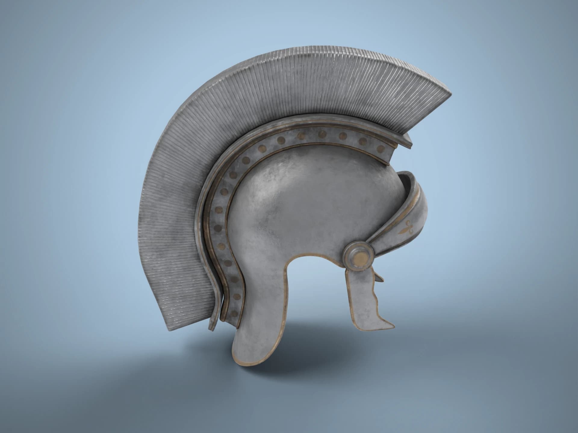 Imperial Gallic Roman Helmet 3D Model