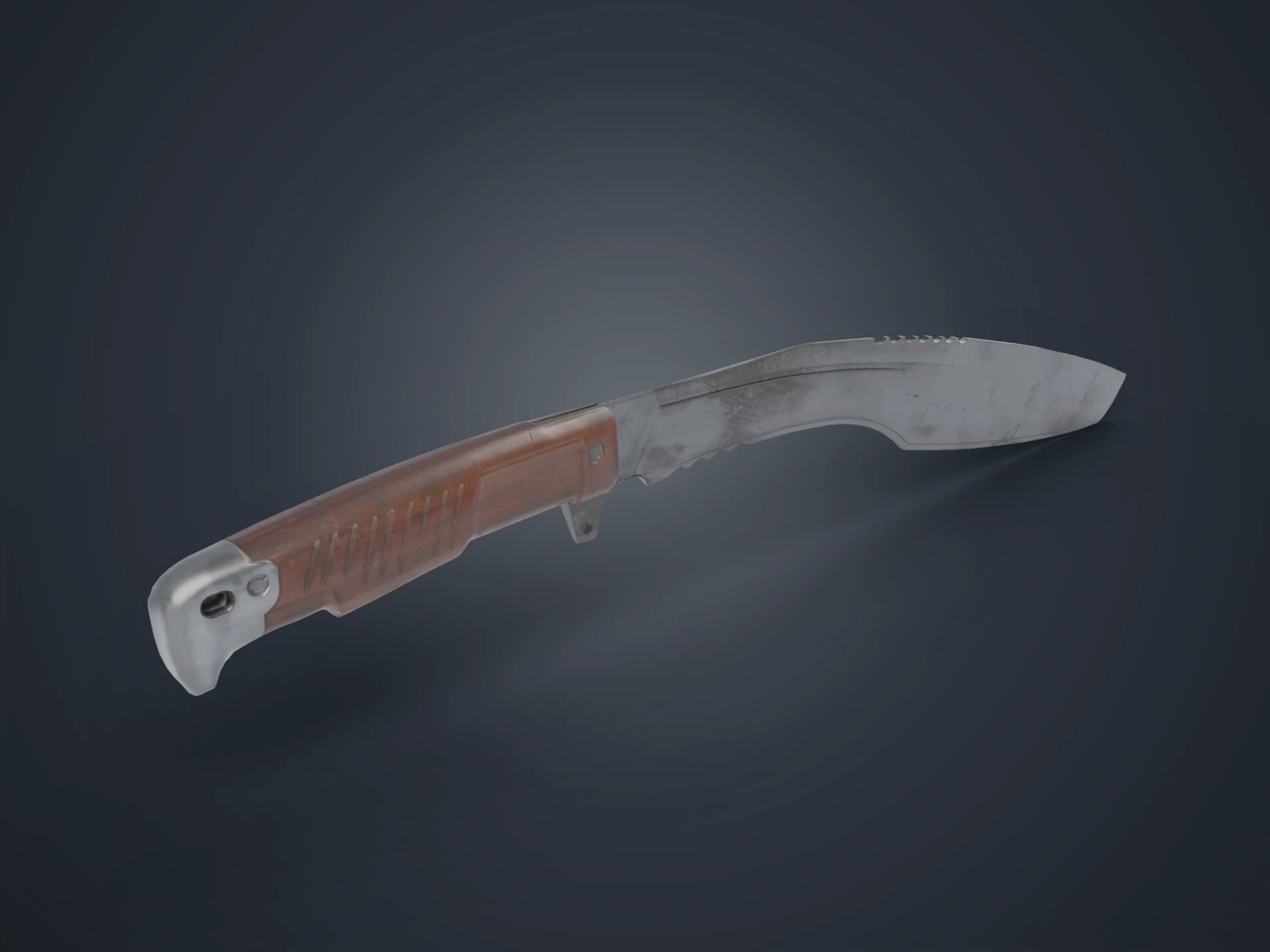 Kukri Knife 3D Model