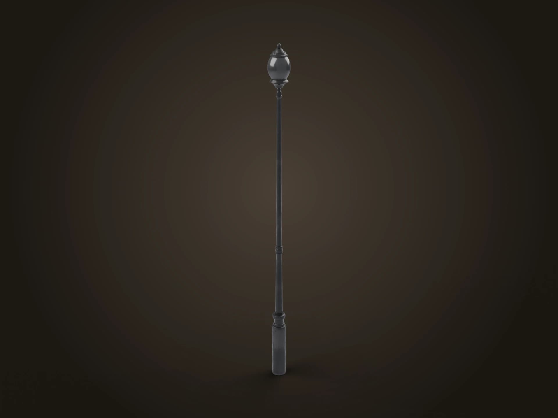 Classic Street Lamp Post 3D Model