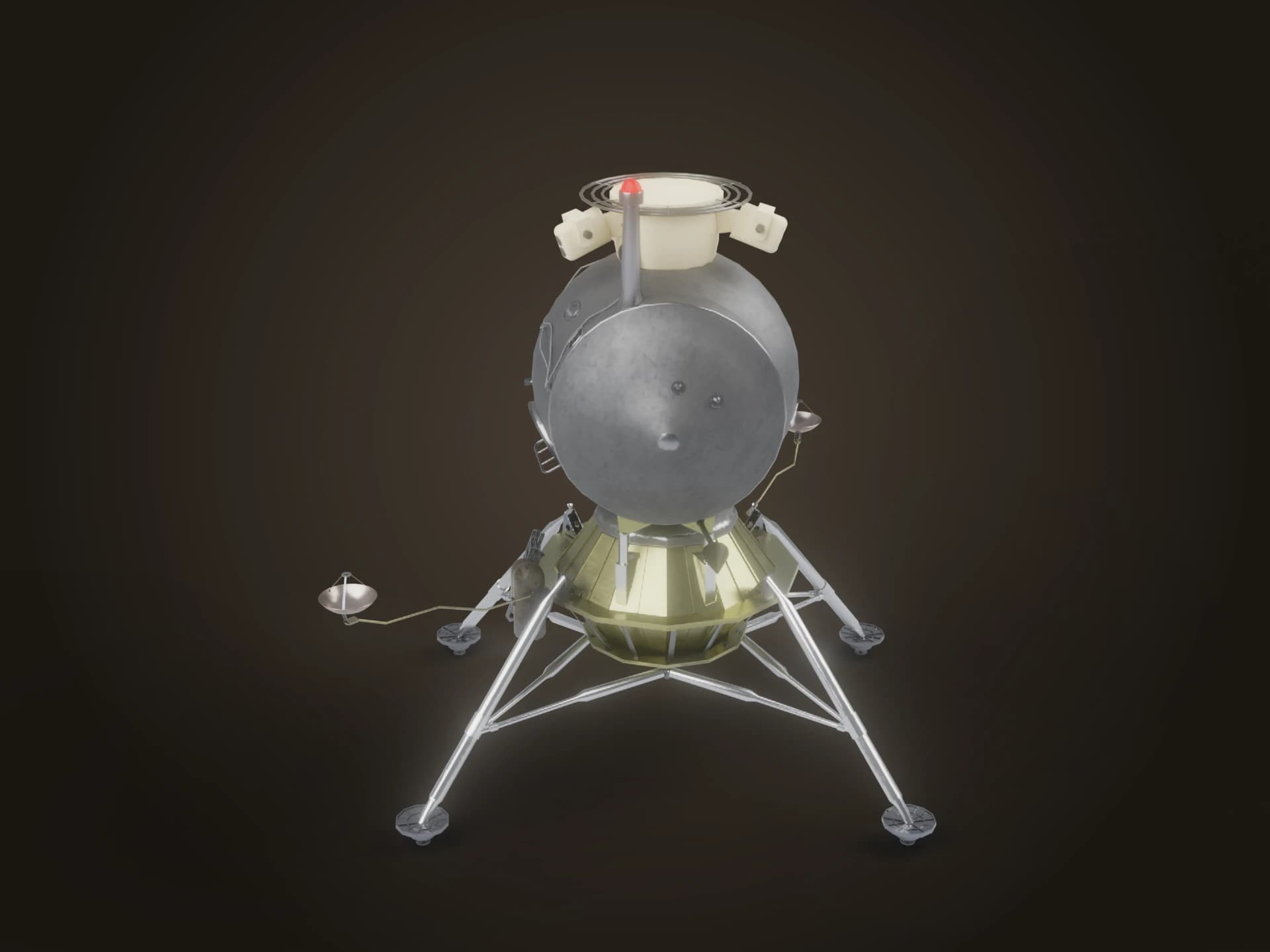 Soviet LK Lunar Lander 3D Model