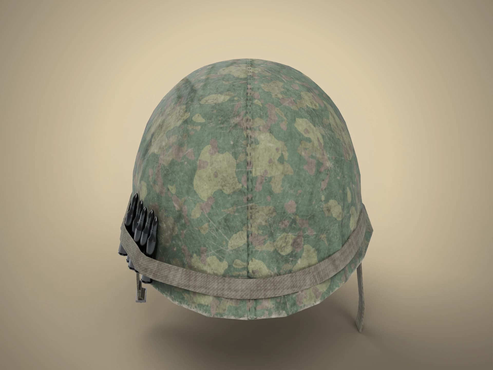 M1 Combat Helmet 3D Model
