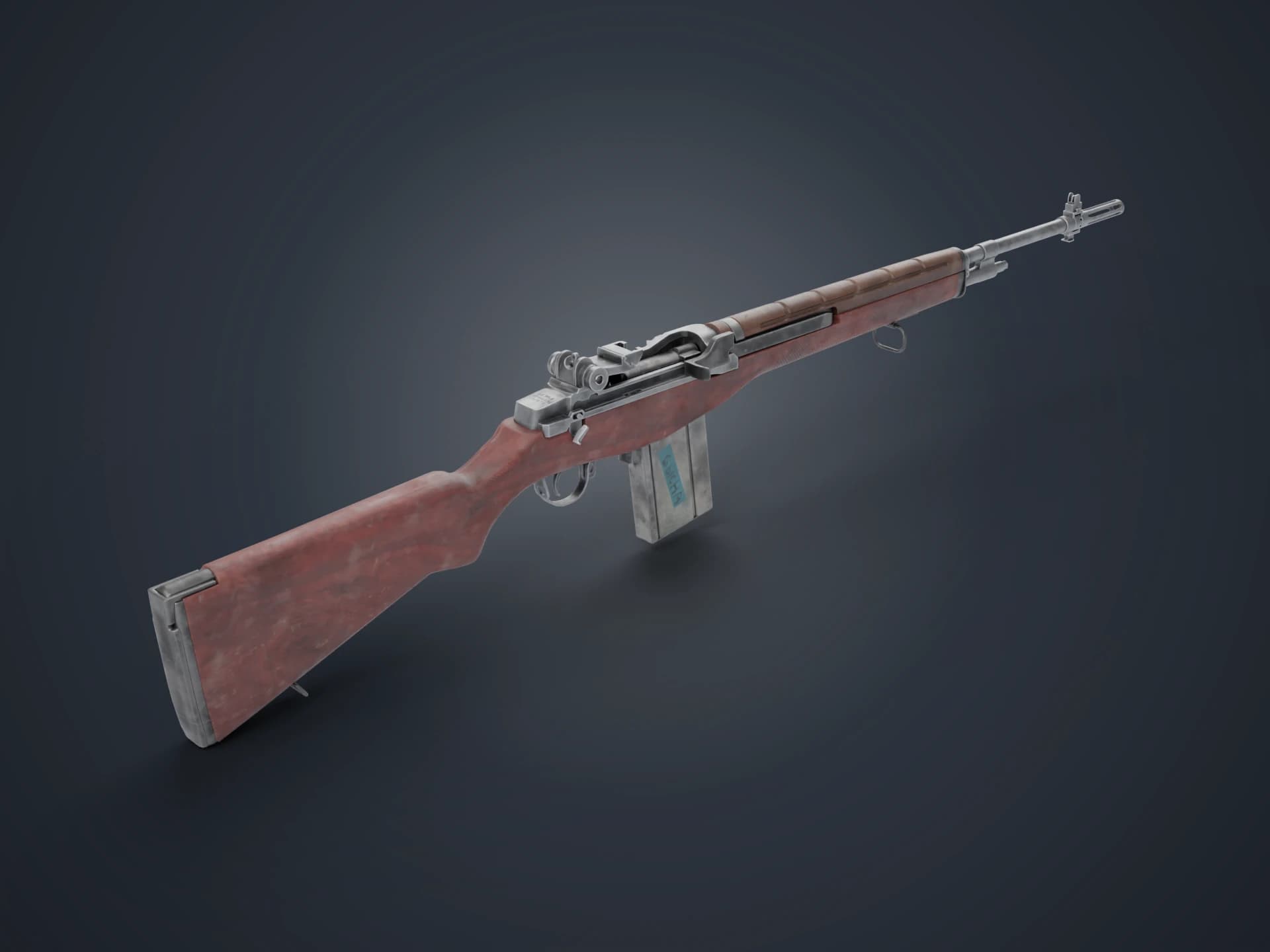 M14 Battle Rifle 3D Model