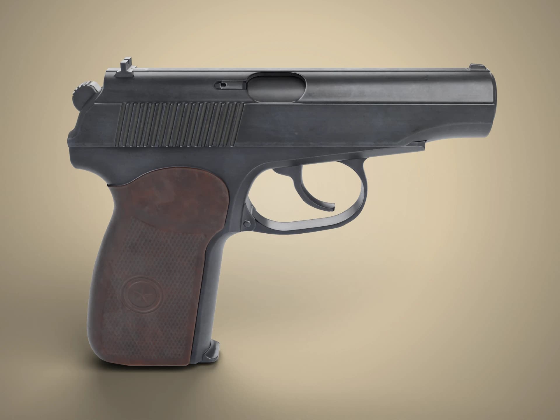 Makarov PM Pistol 3D Model