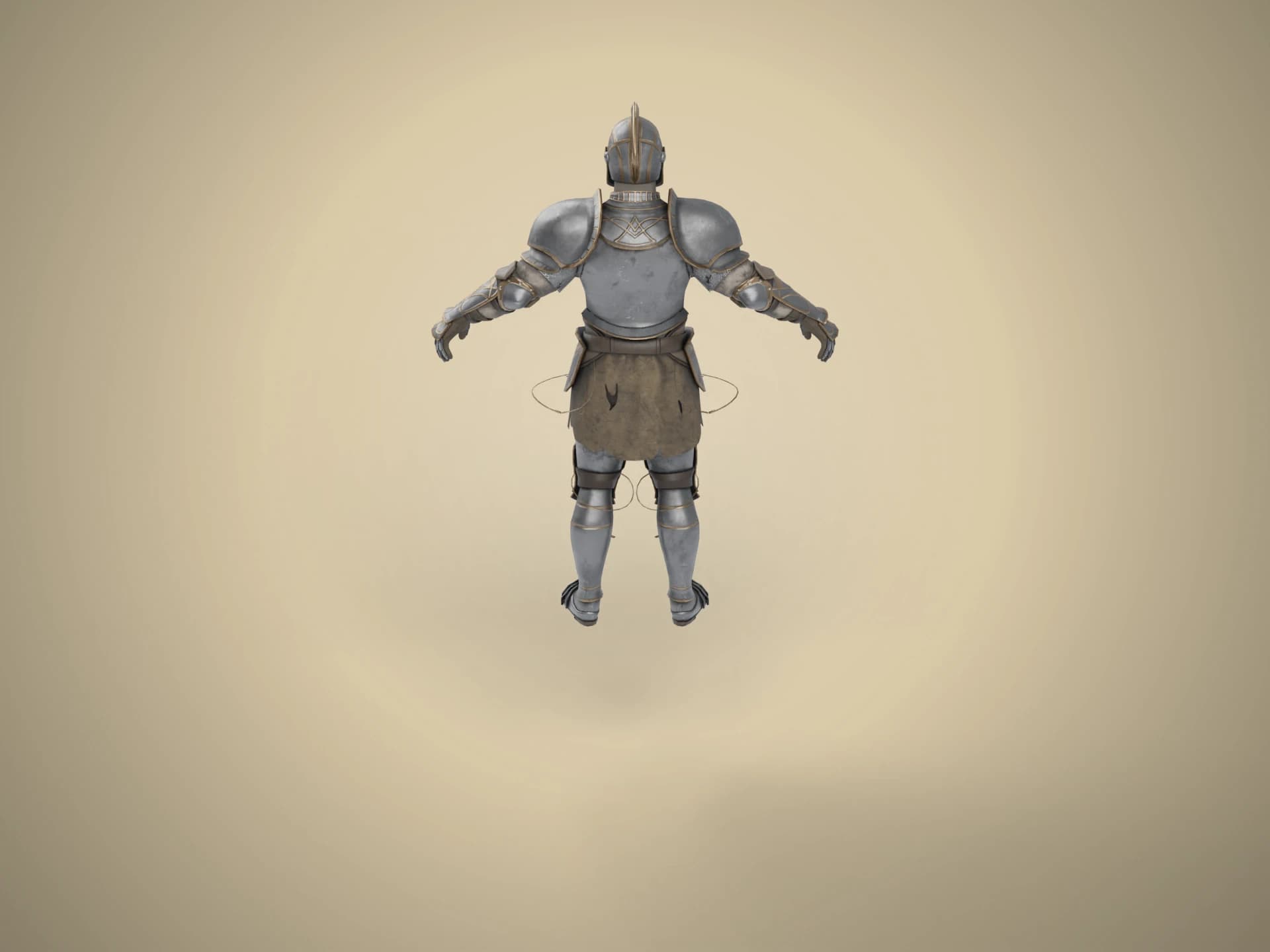Medieval Plate Armour Knight 3D Model