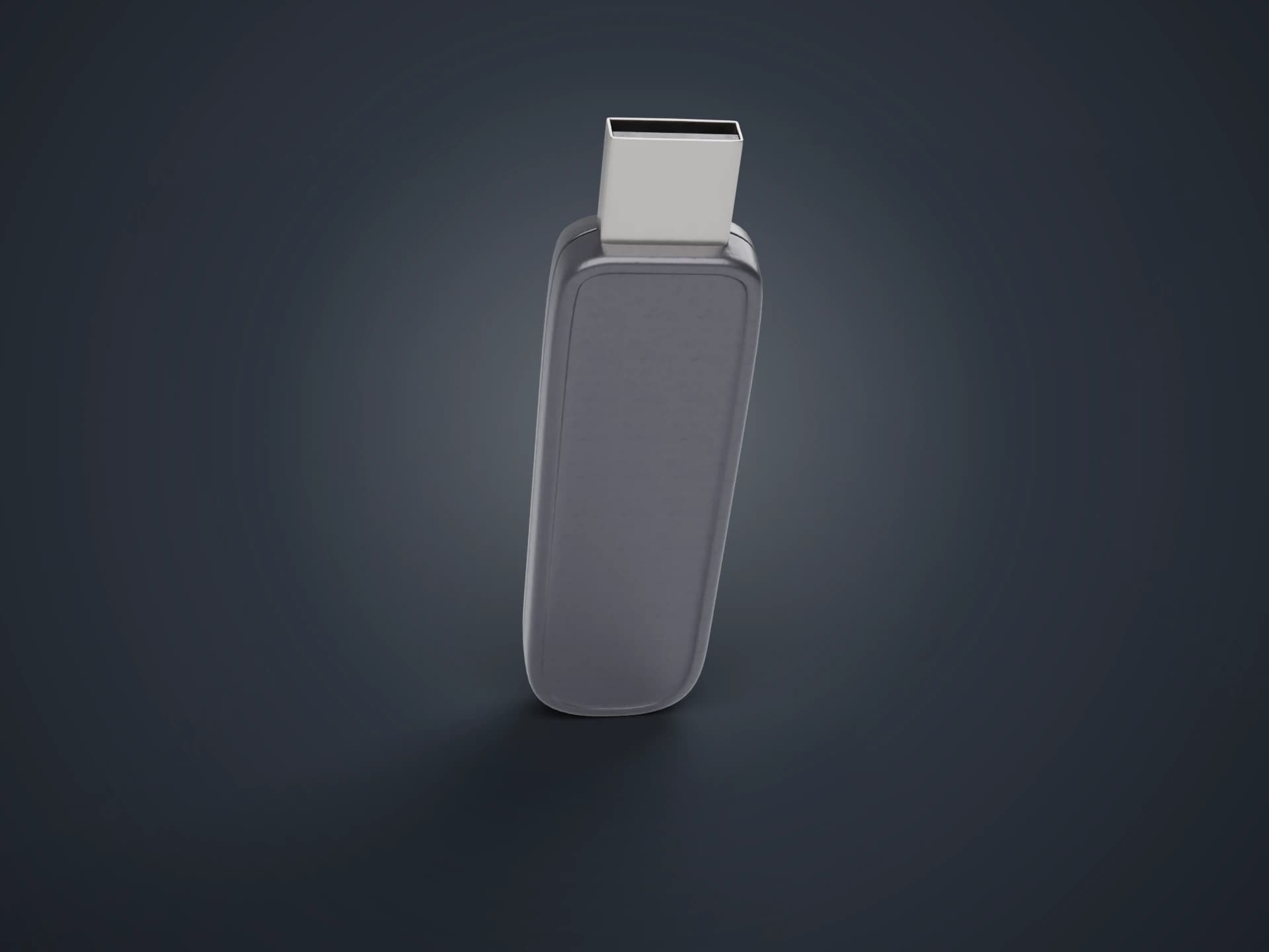 Metal USB Memory Stick 3D Model