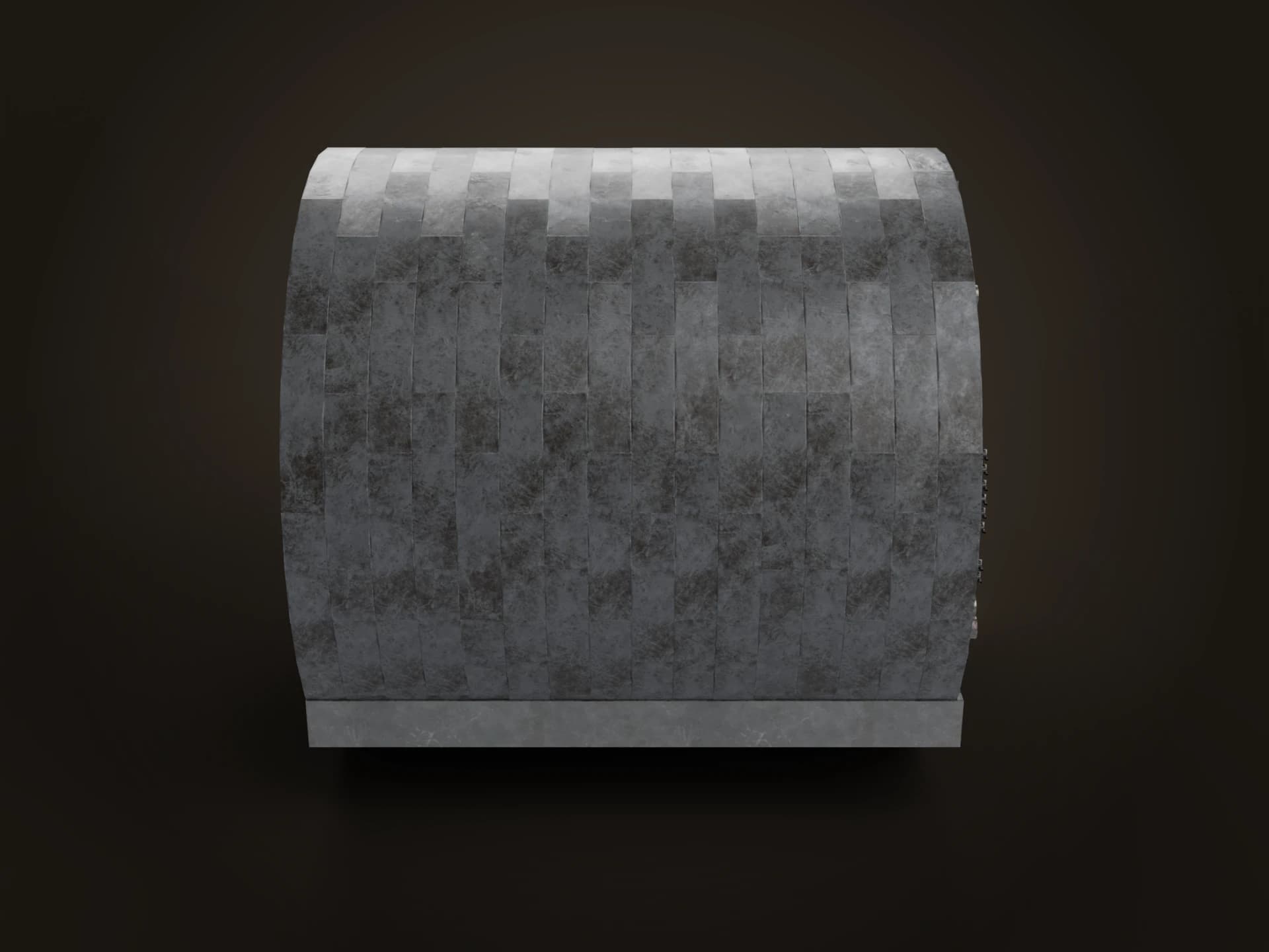 Metro Tunnel Section 3D Model