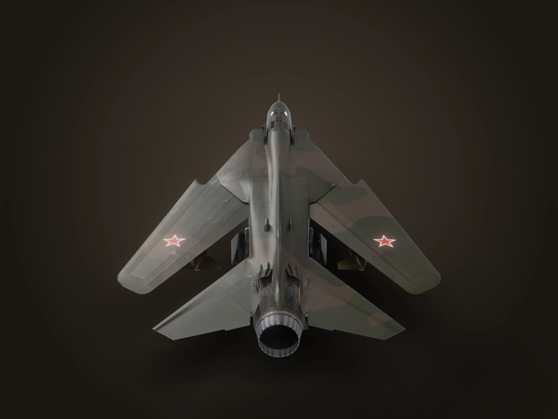 MiG-23UB Flogger Trainer Jet 3D Model