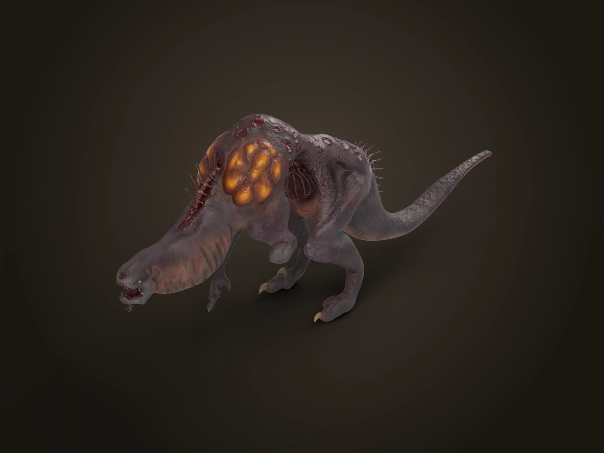 Death Spirit Beast Creature 3D Model