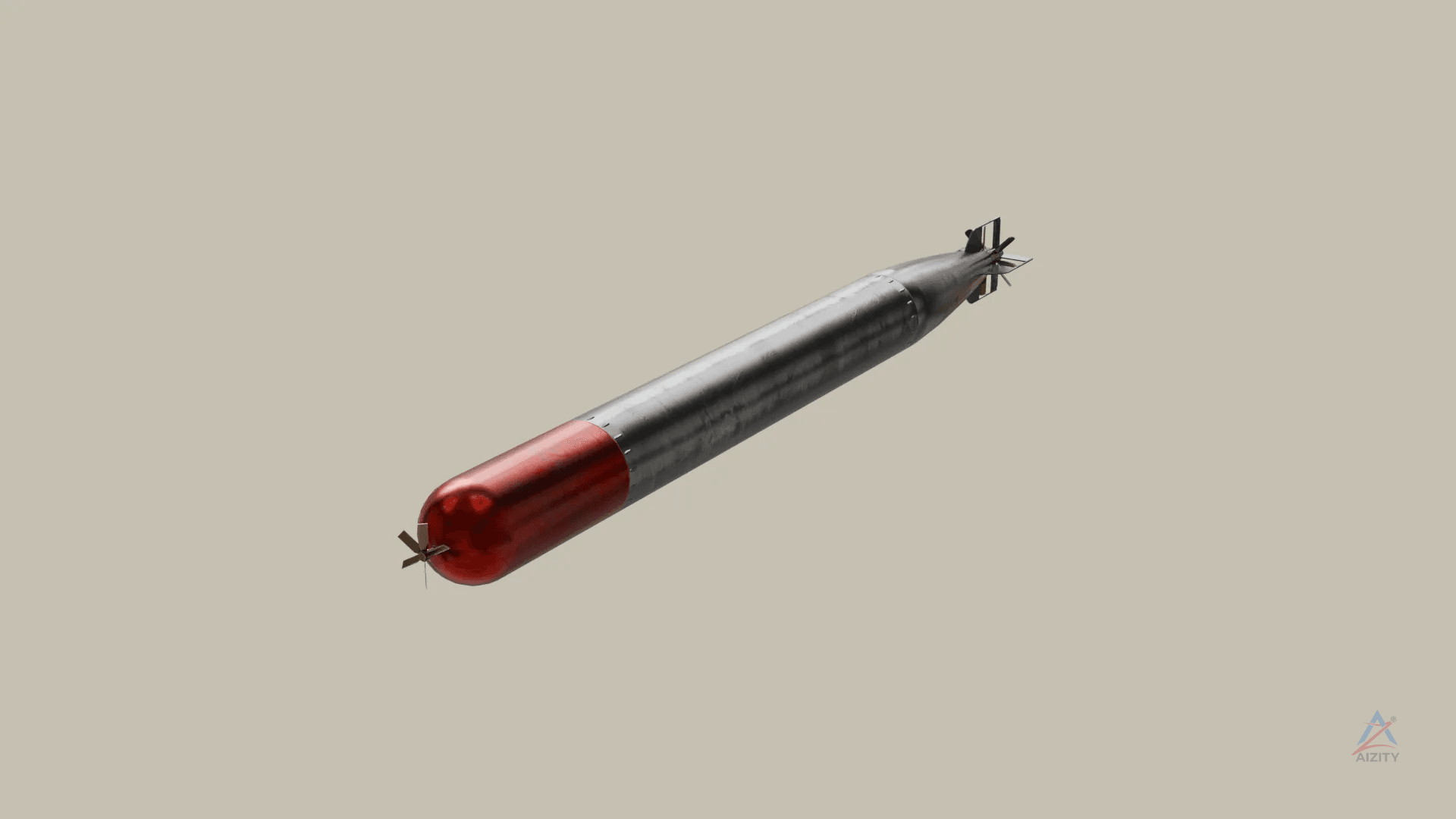 MKVII(L) / MK XII Torpedo – 3D Model