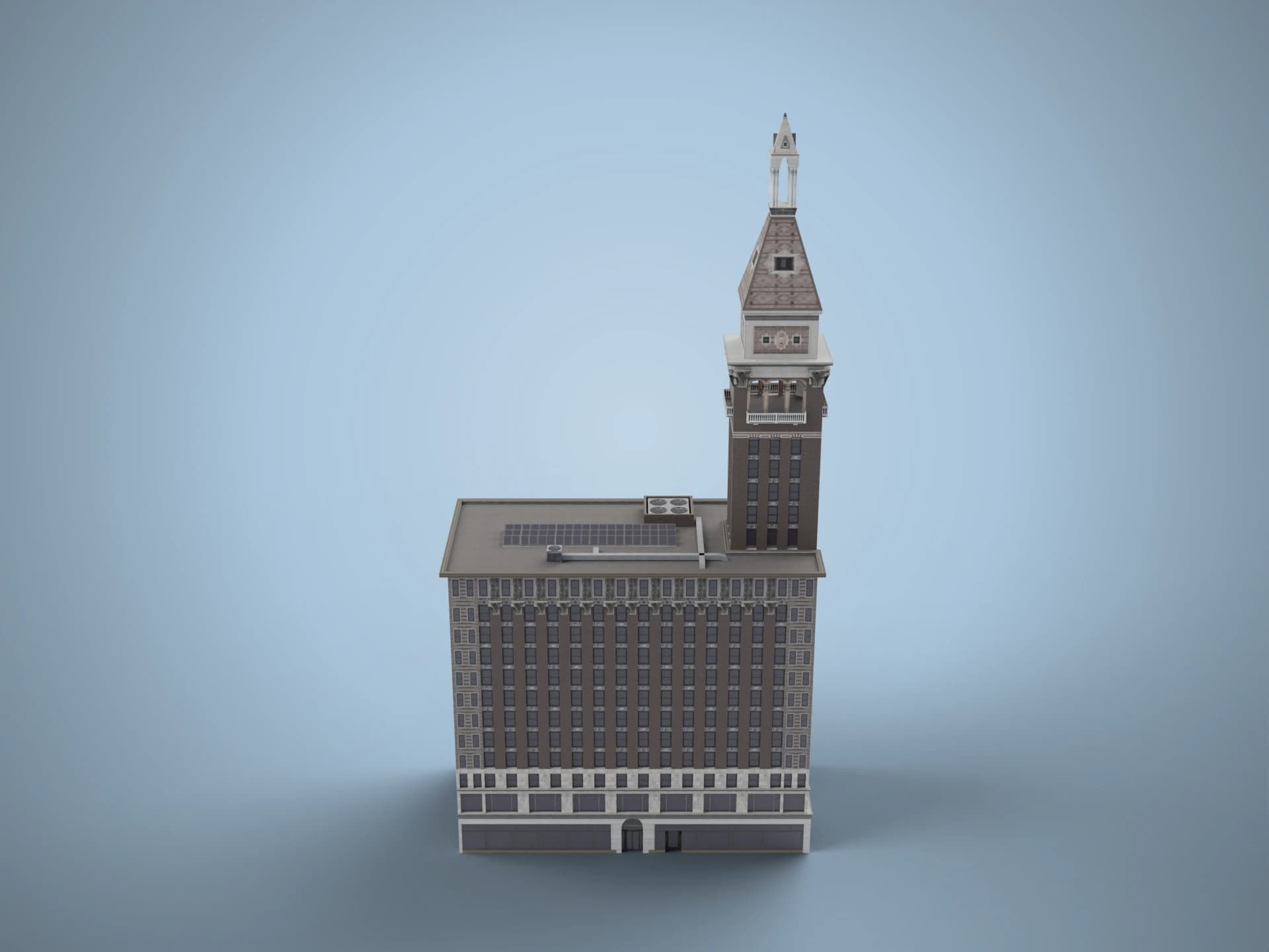 Montgomery Ward Tower Building 3D Model