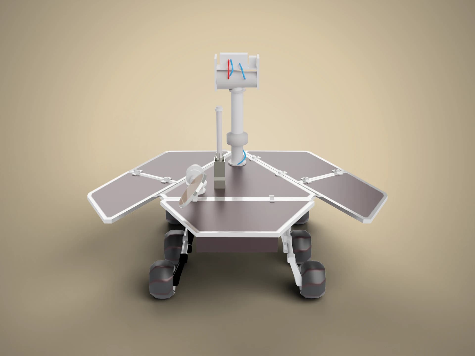 Opportunity Mars Rover 3D Model