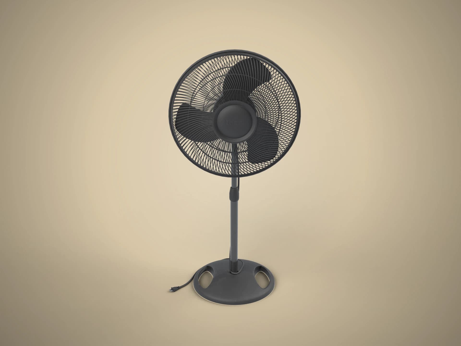 Oscillating Pedestal Fan 3D Model