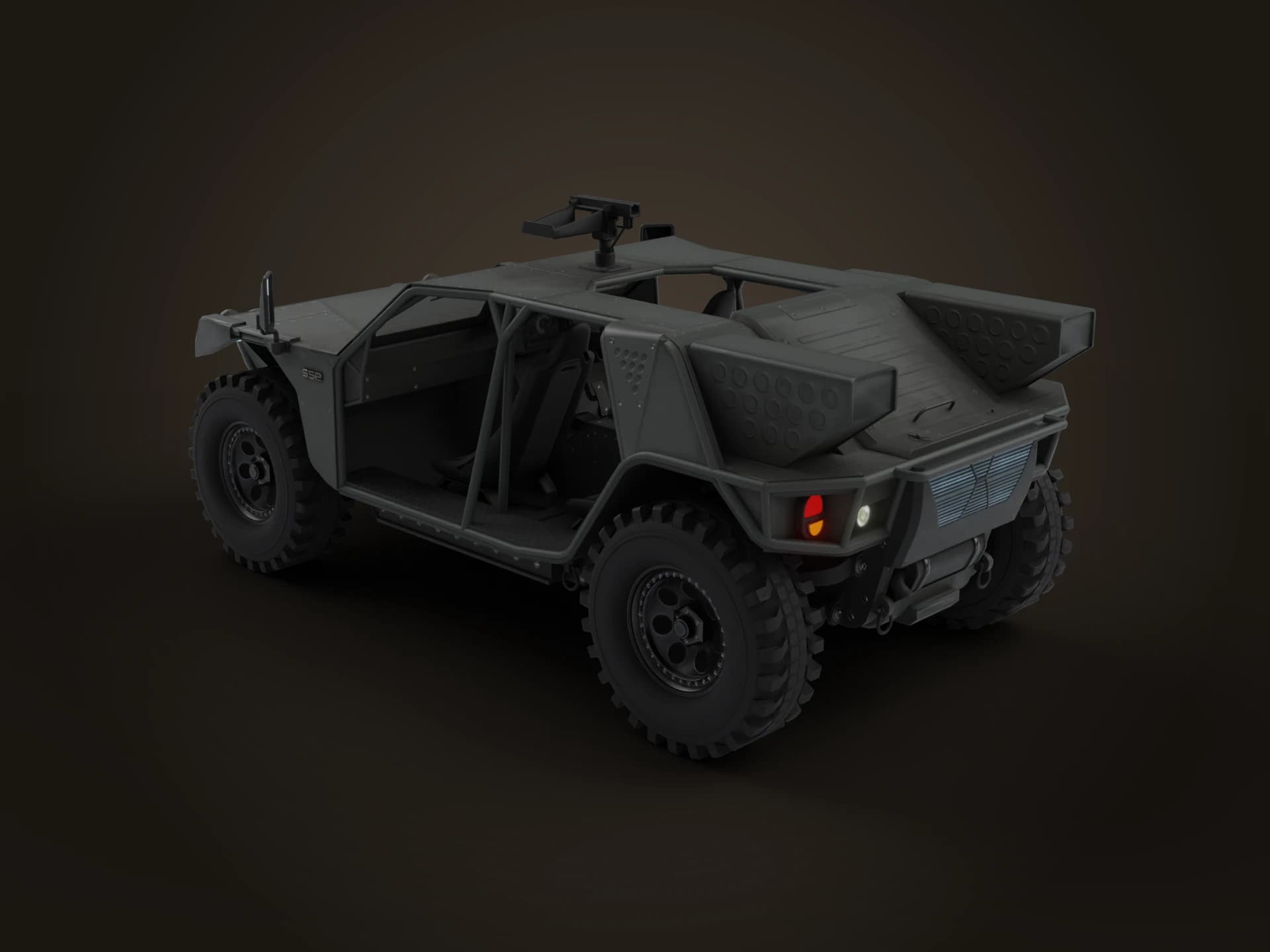 P6 ATAV Light Strike Vehicle 3D Model