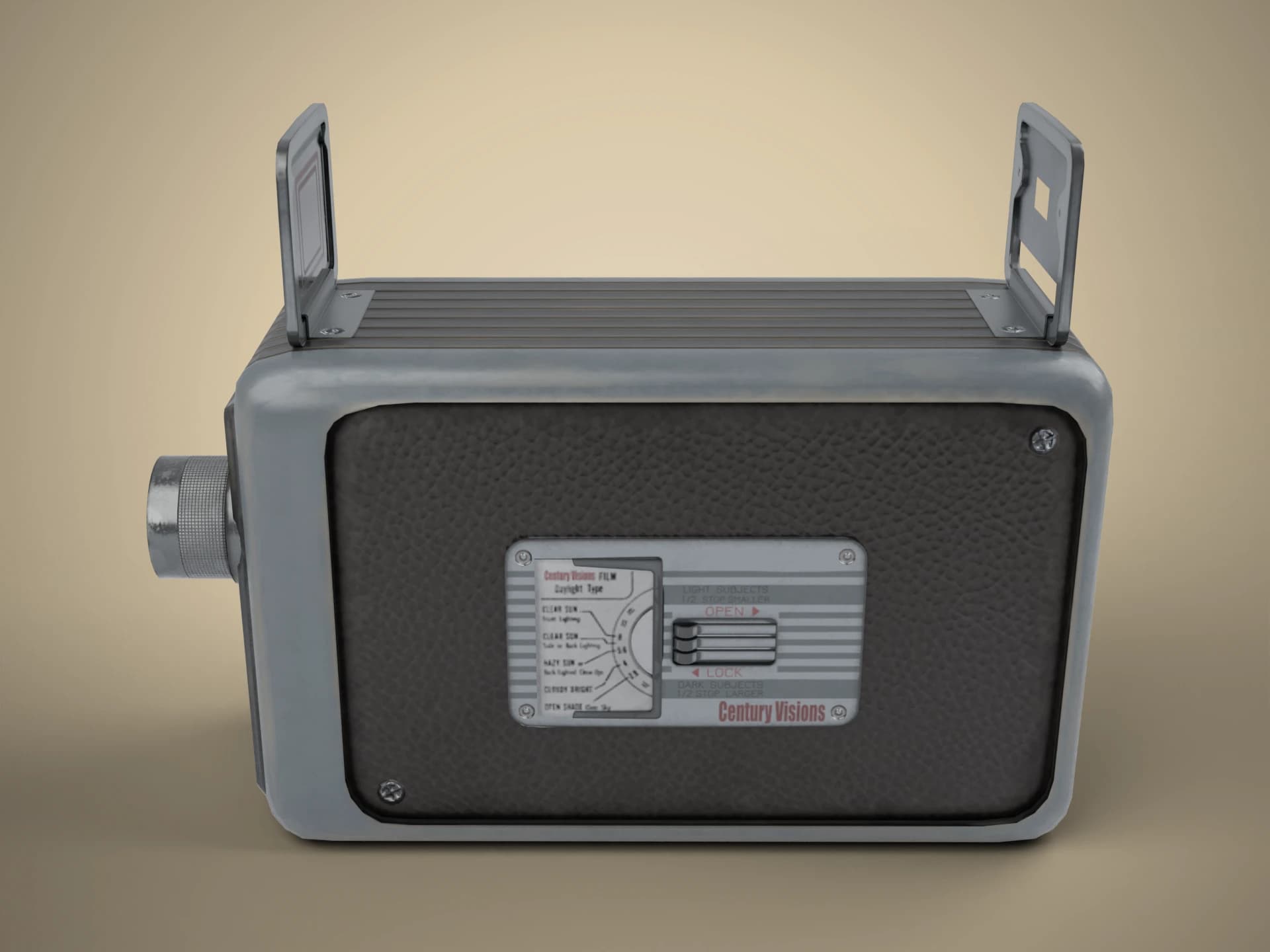 1950s Home Movie Camera 3D Model