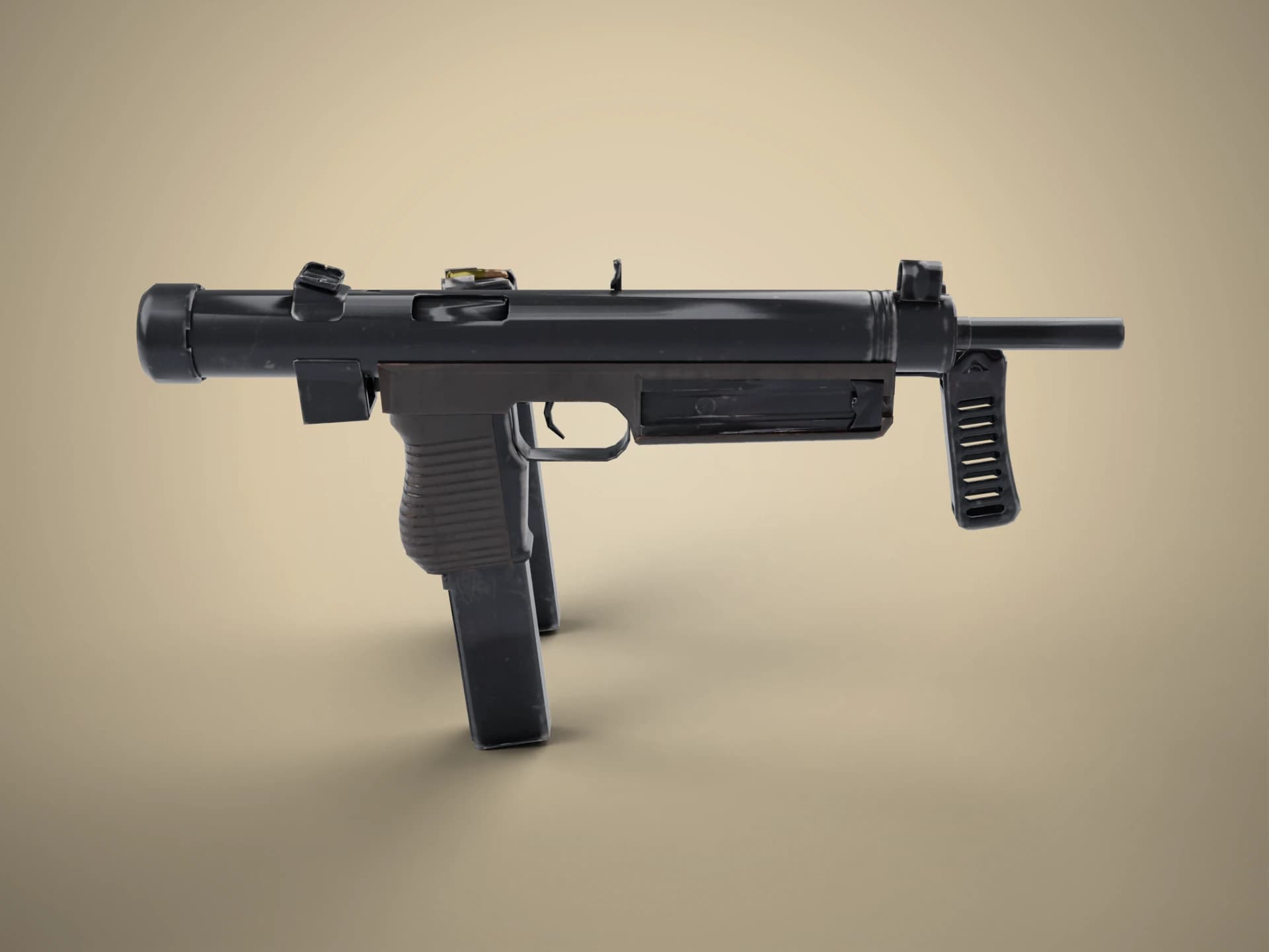 Sa vz. 26 Submachine Gun 3D Model