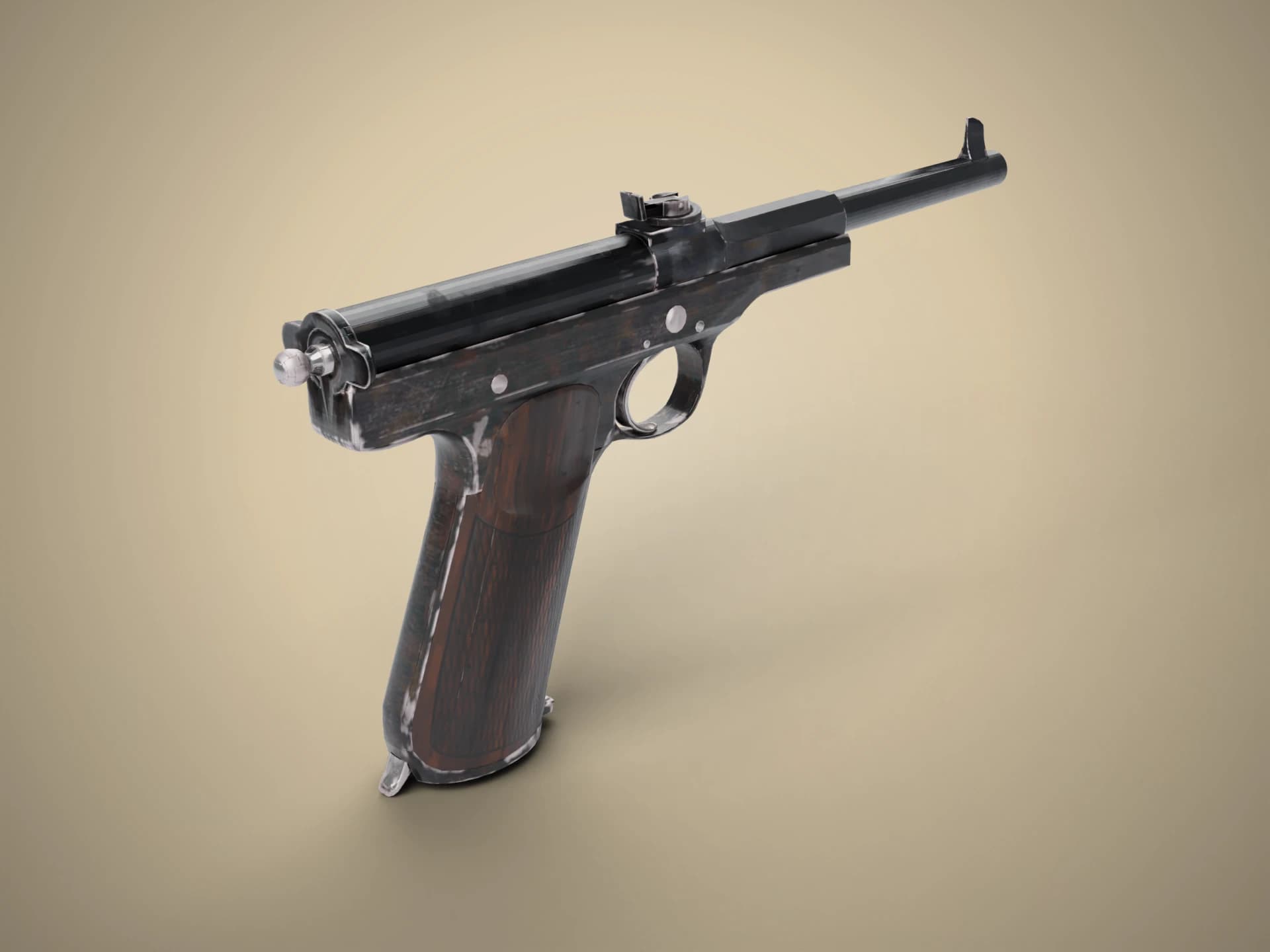 Schwarzlose 1898 Pistol 3D Model