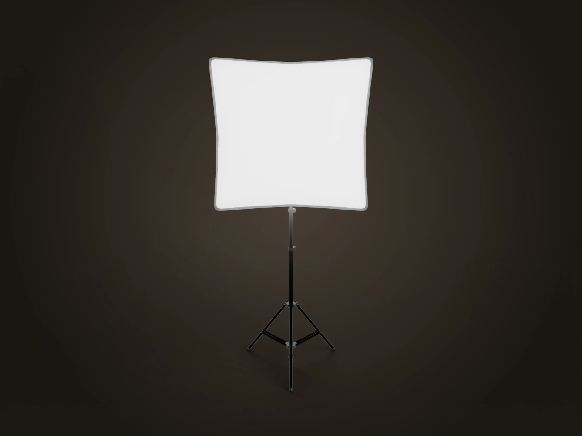 Photography Softbox Studio Light 3D Model