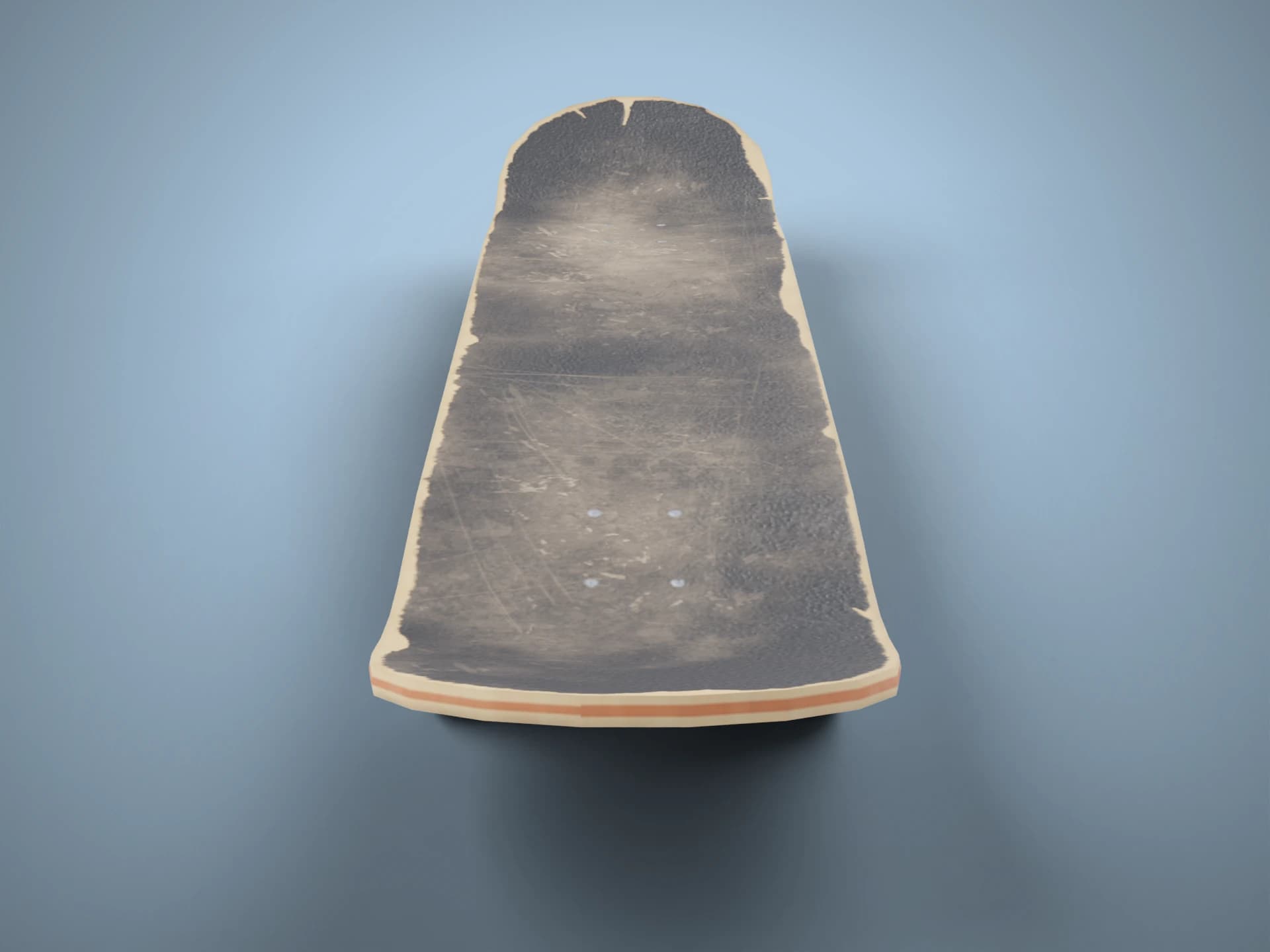 Worn Skateboard 3D Model