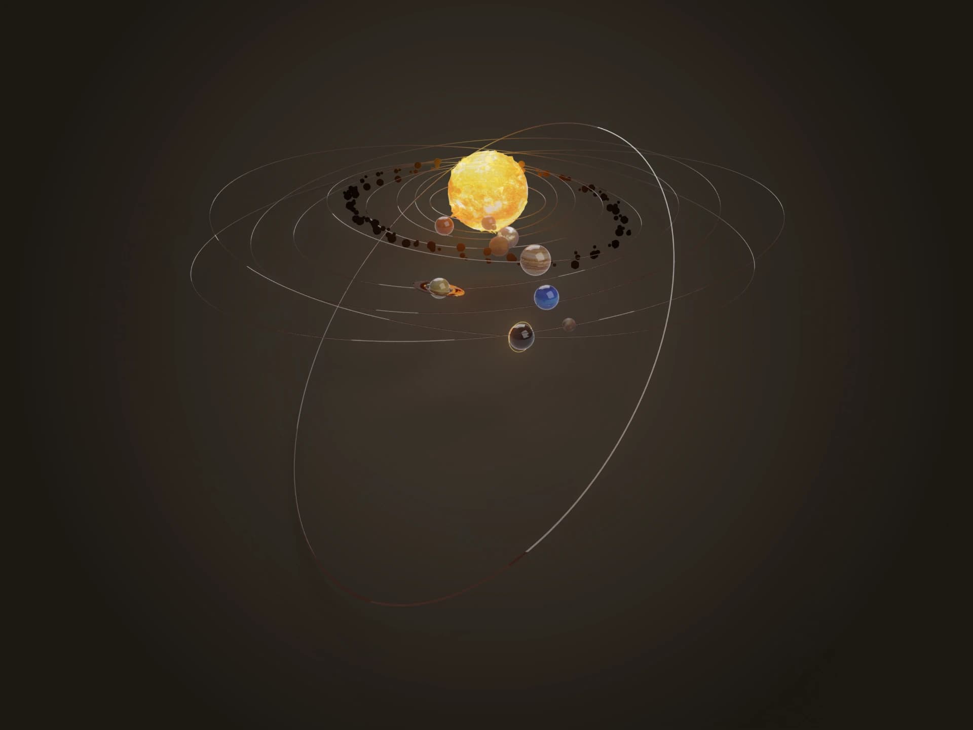 Solar System Planets Model 3D Model