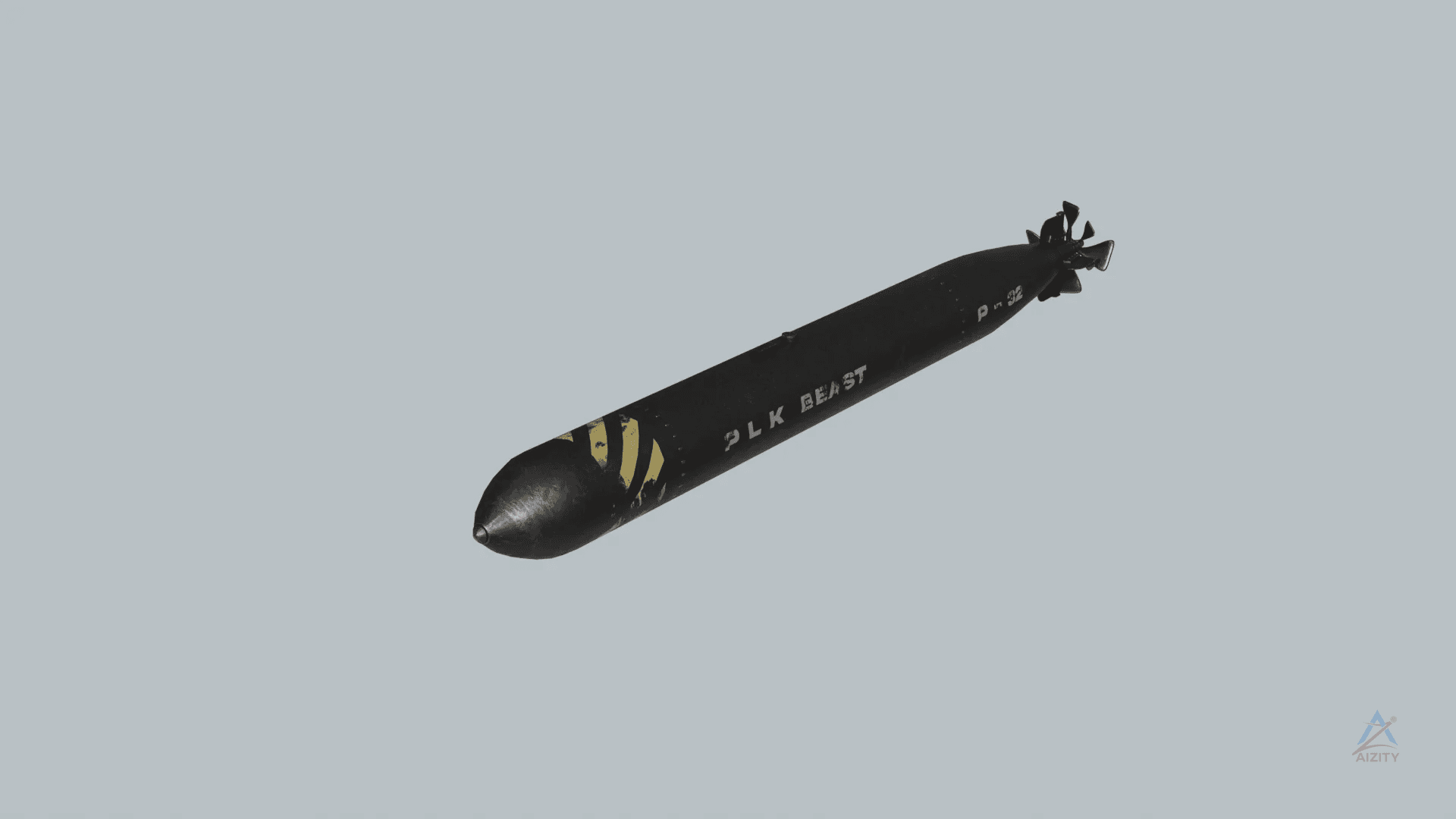 Submarine Torpedo – 3D Model